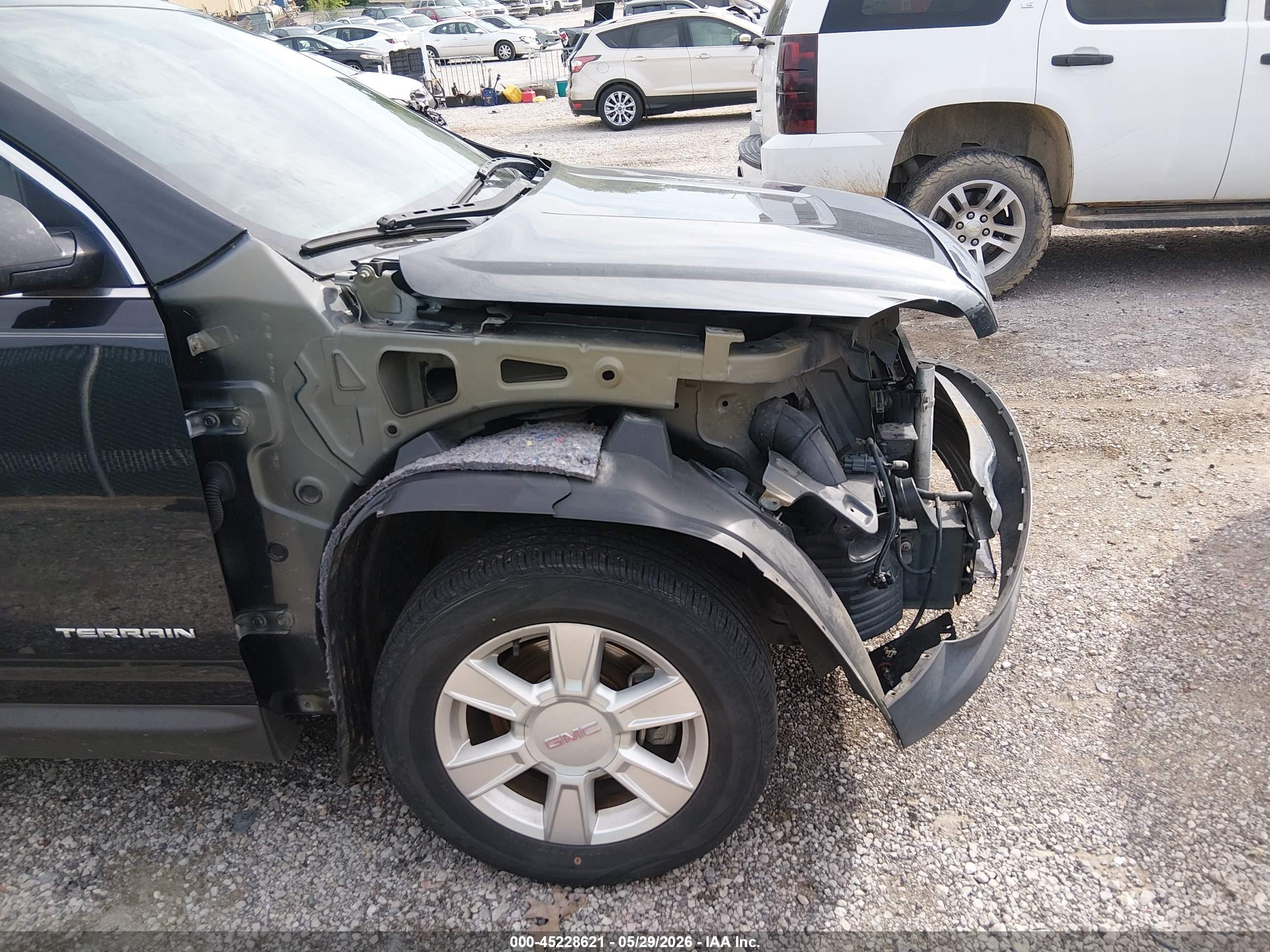 2012 Gmc Terrain Sle-1 Black vin: 2GKALMEK1C6246598