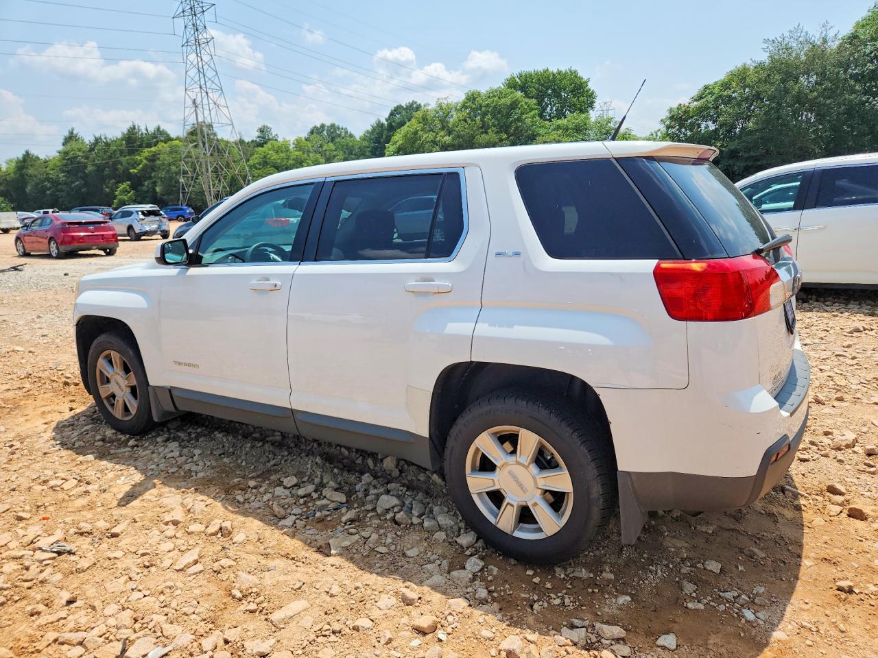 2012 Gmc Terrain Sle White vin: 2GKALMEK1C6342831