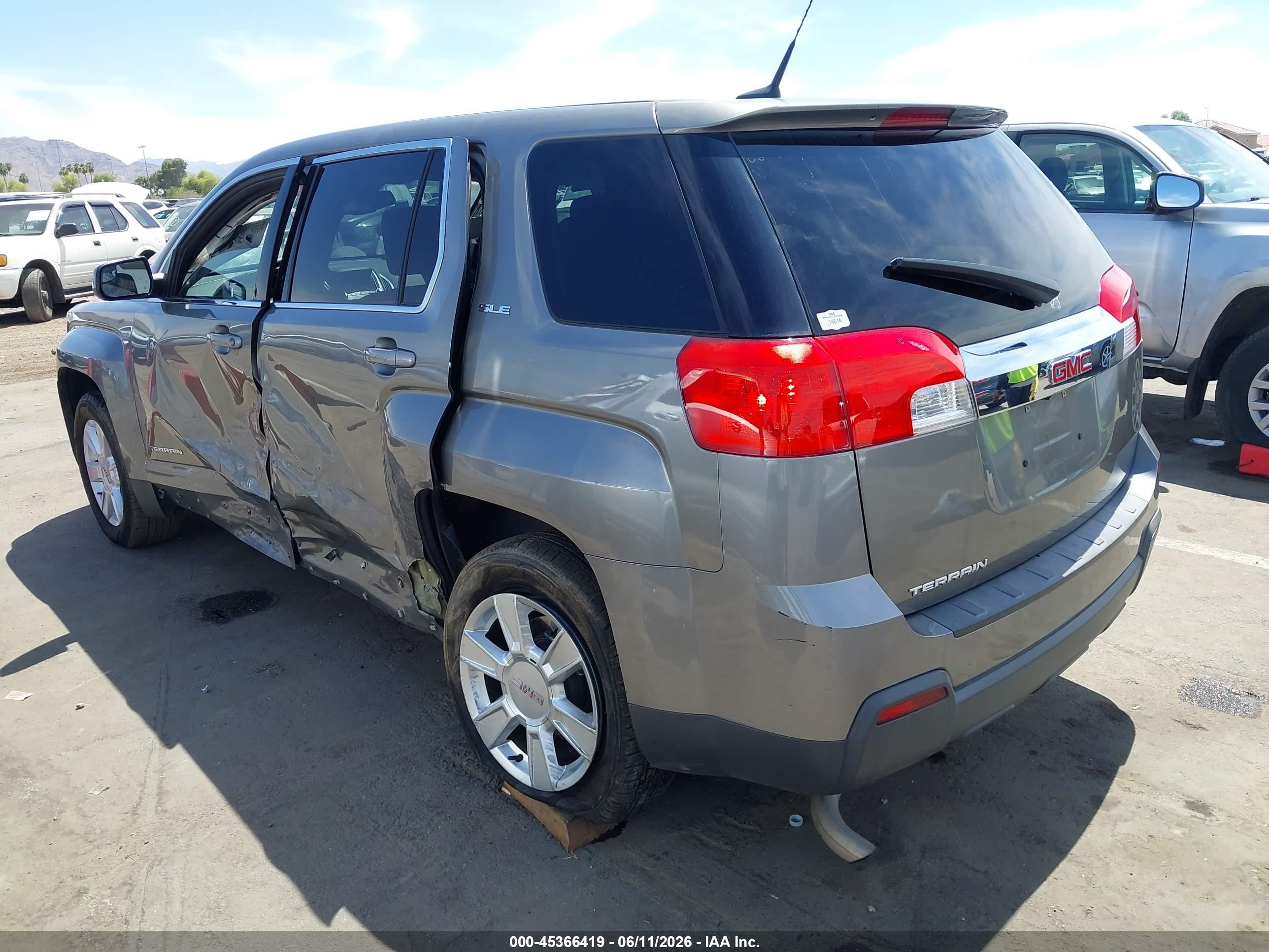 2012 Gmc Terrain Sle-1 Серебряный vin: 2GKALMEK1C6368717