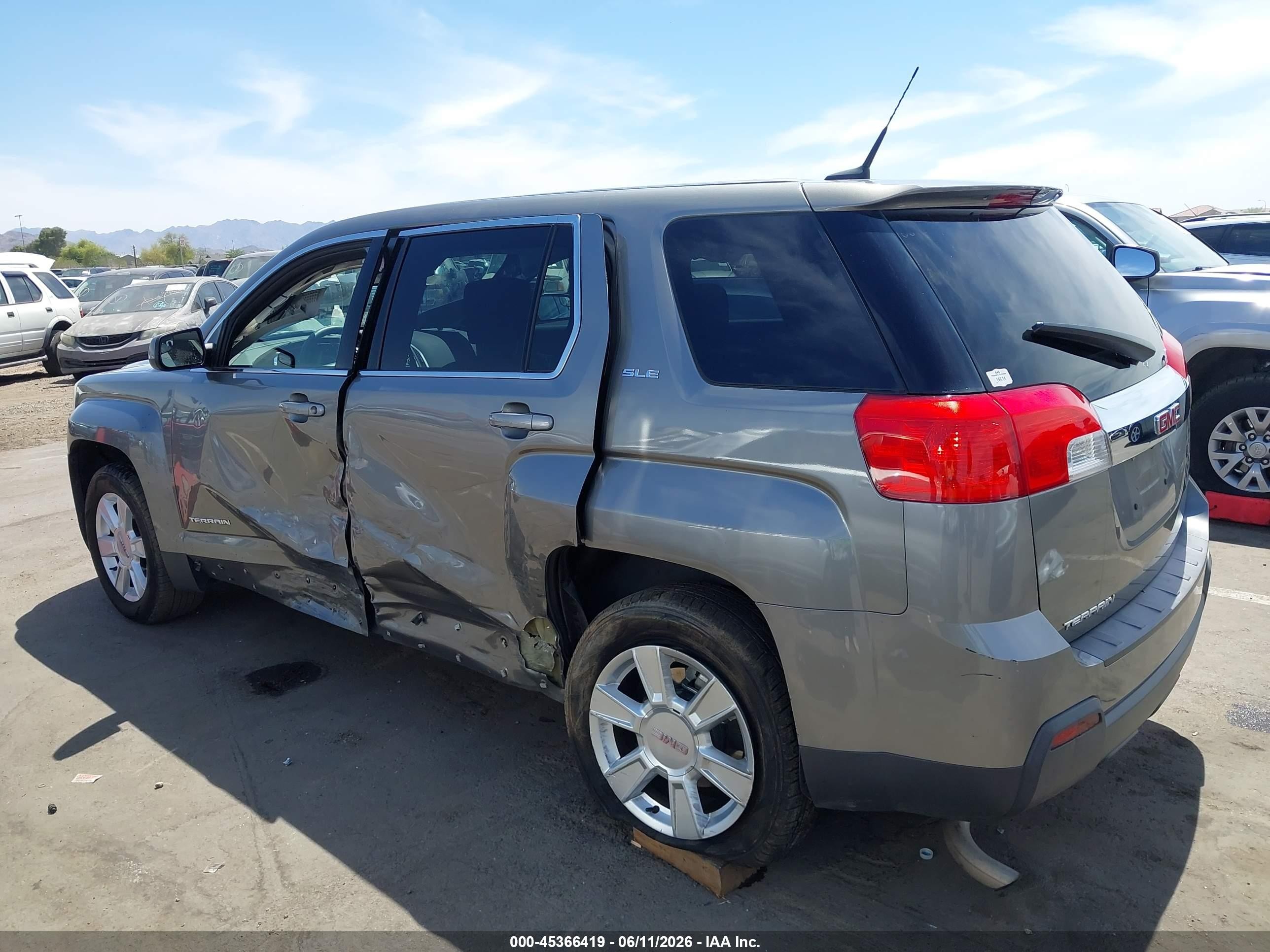 2012 Gmc Terrain Sle-1 Серебряный vin: 2GKALMEK1C6368717