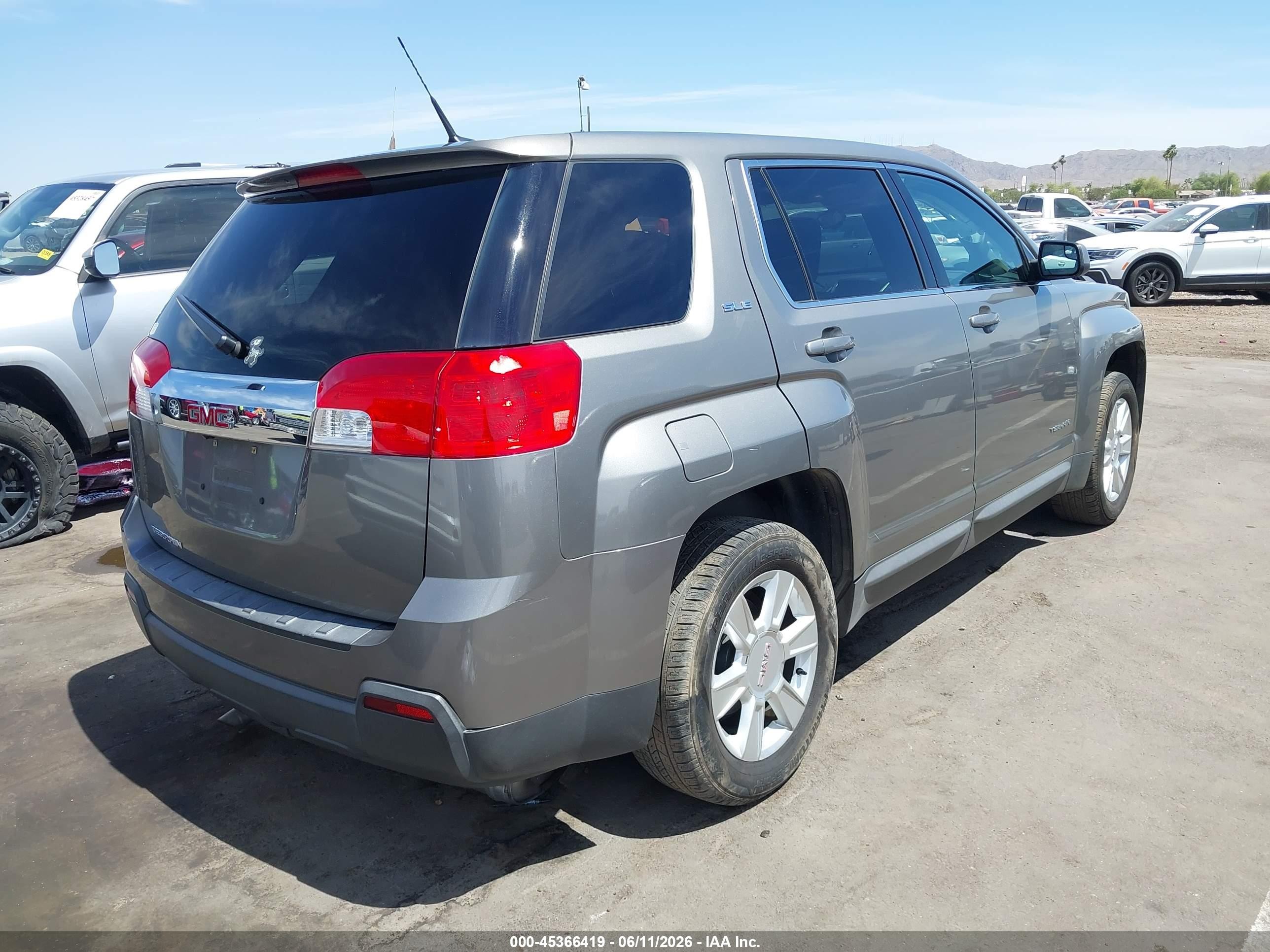 2012 Gmc Terrain Sle-1 Серебряный vin: 2GKALMEK1C6368717