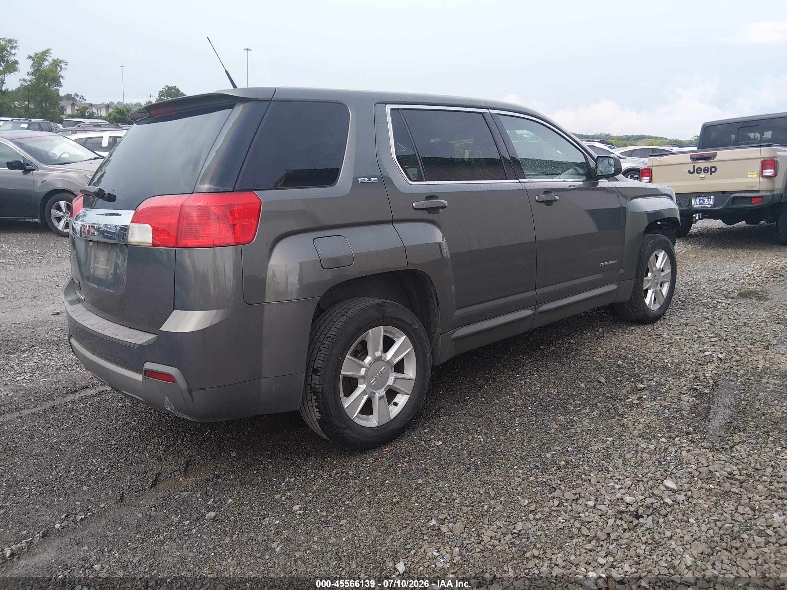 2012 Gmc Terrain Sle-1 Серый vin: 2GKALMEK1C6398798