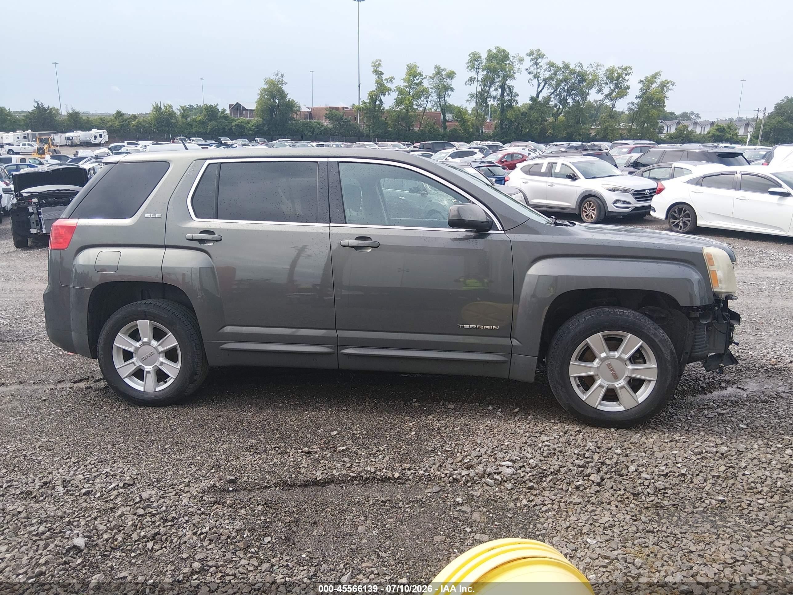 2012 Gmc Terrain Sle-1 Серый vin: 2GKALMEK1C6398798