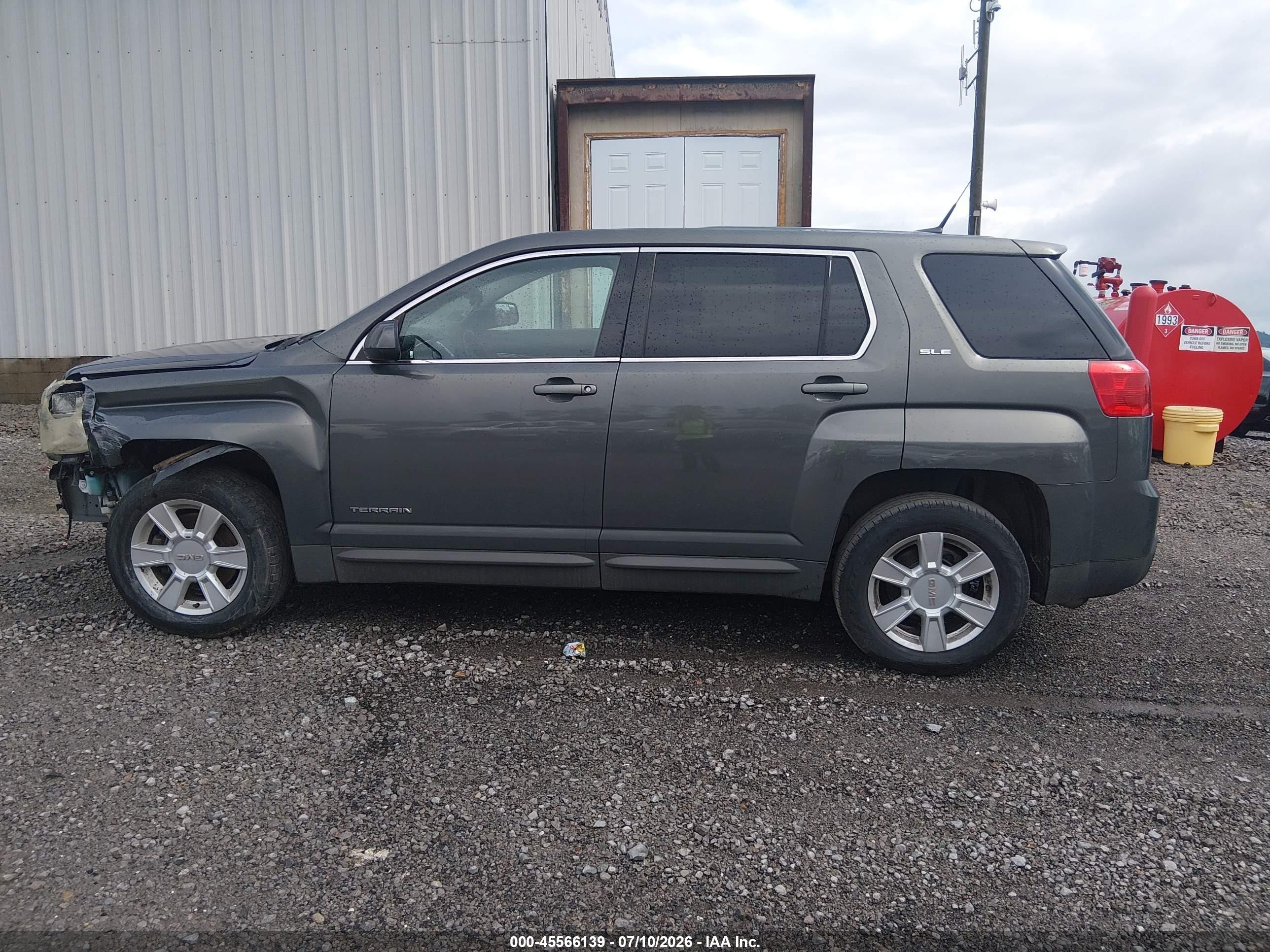2012 Gmc Terrain Sle-1 Серый vin: 2GKALMEK1C6398798