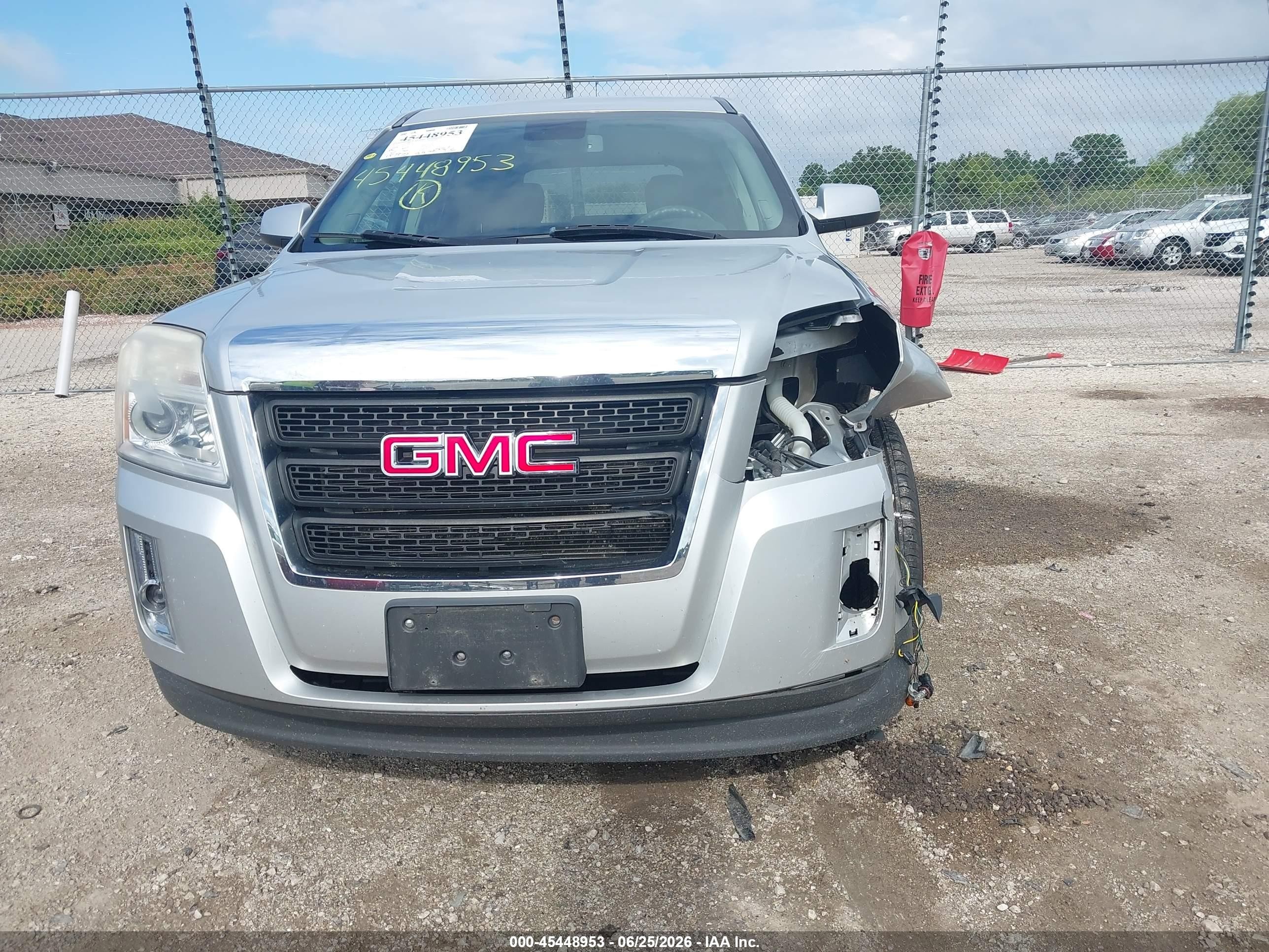 2013 Gmc Terrain Sle-1 Silver vin: 2GKALMEK1D6115589
