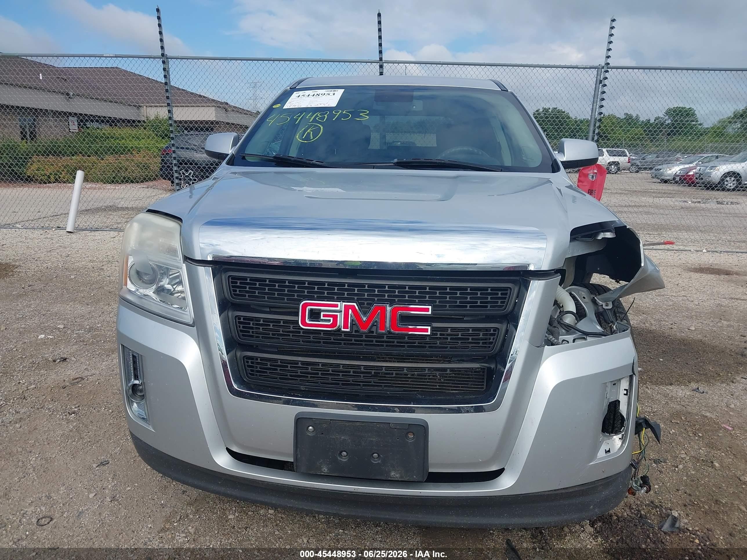2013 Gmc Terrain Sle-1 Silver vin: 2GKALMEK1D6115589