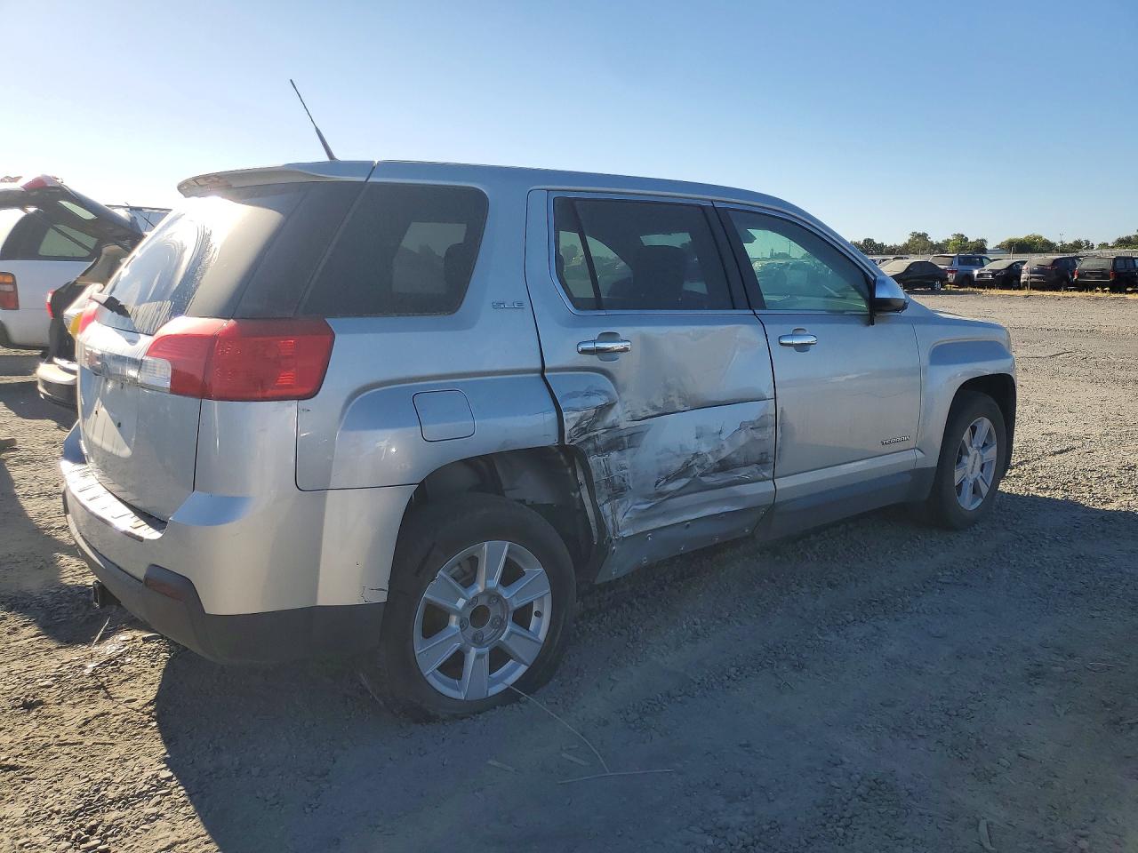 2013 Gmc Terrain Sle Silver vin: 2GKALMEK1D6121859