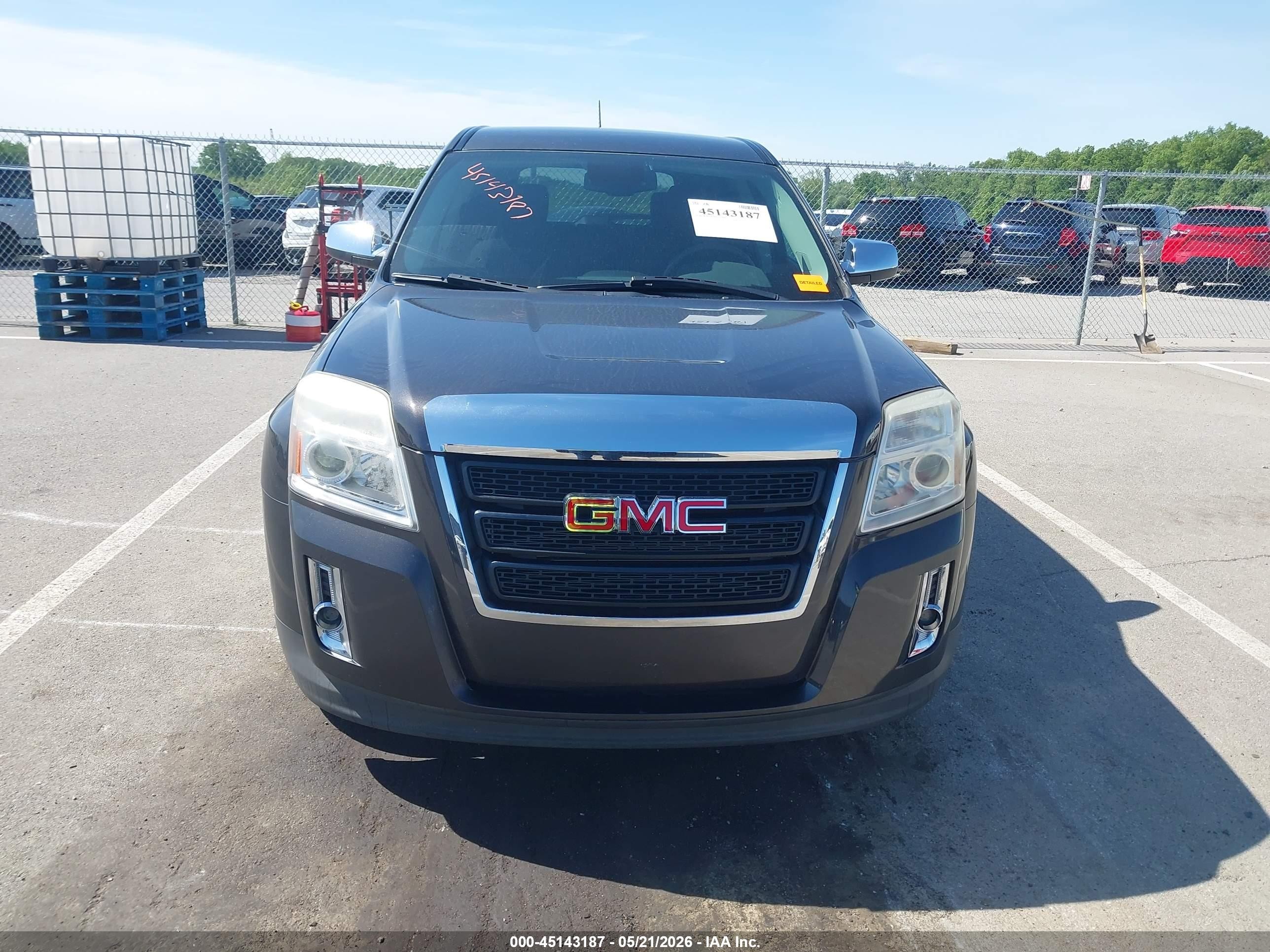 2013 Gmc Terrain Sle-1 Gray vin: 2GKALMEK1D6165232