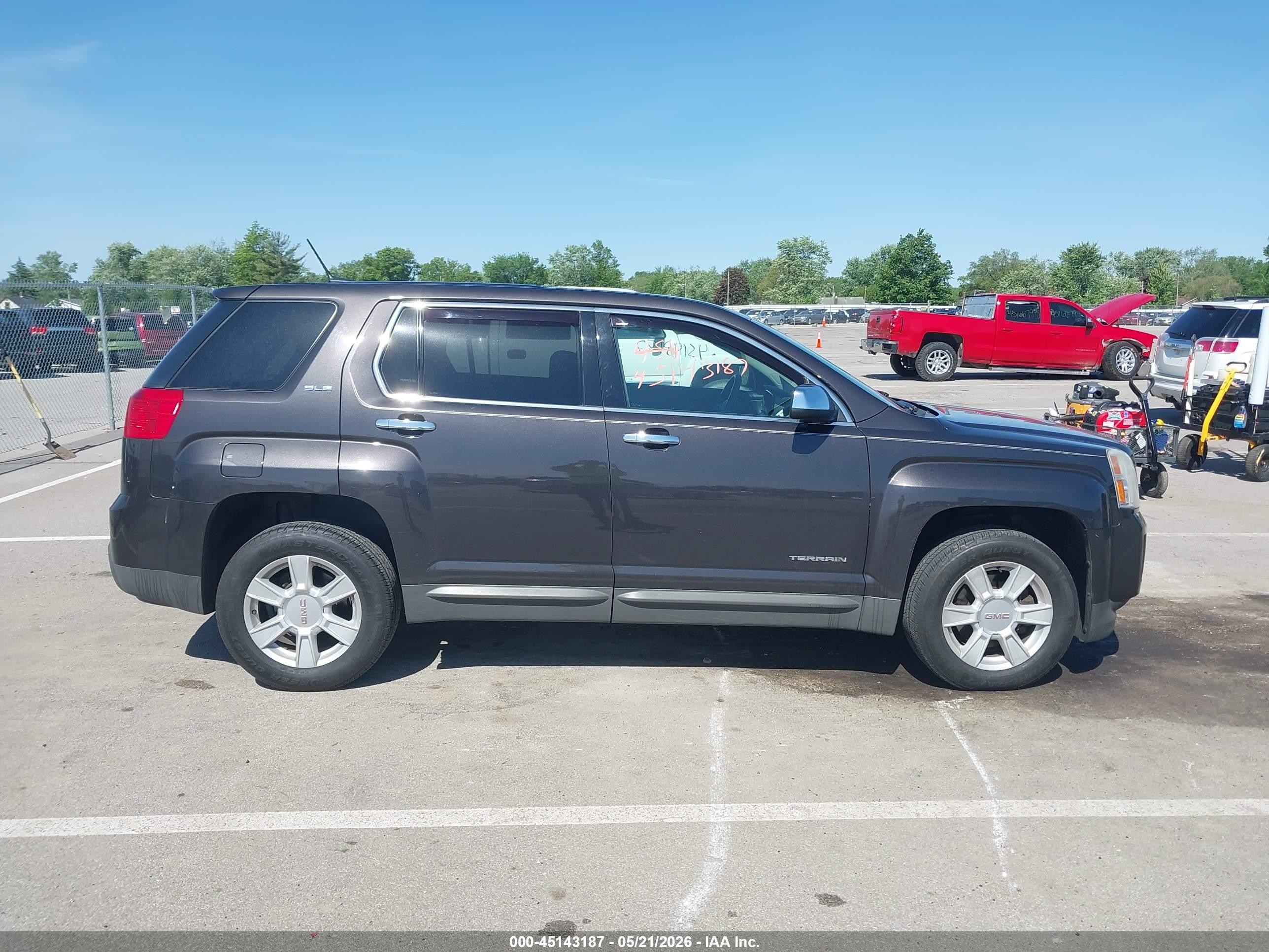 2013 Gmc Terrain Sle-1 Gray vin: 2GKALMEK1D6165232