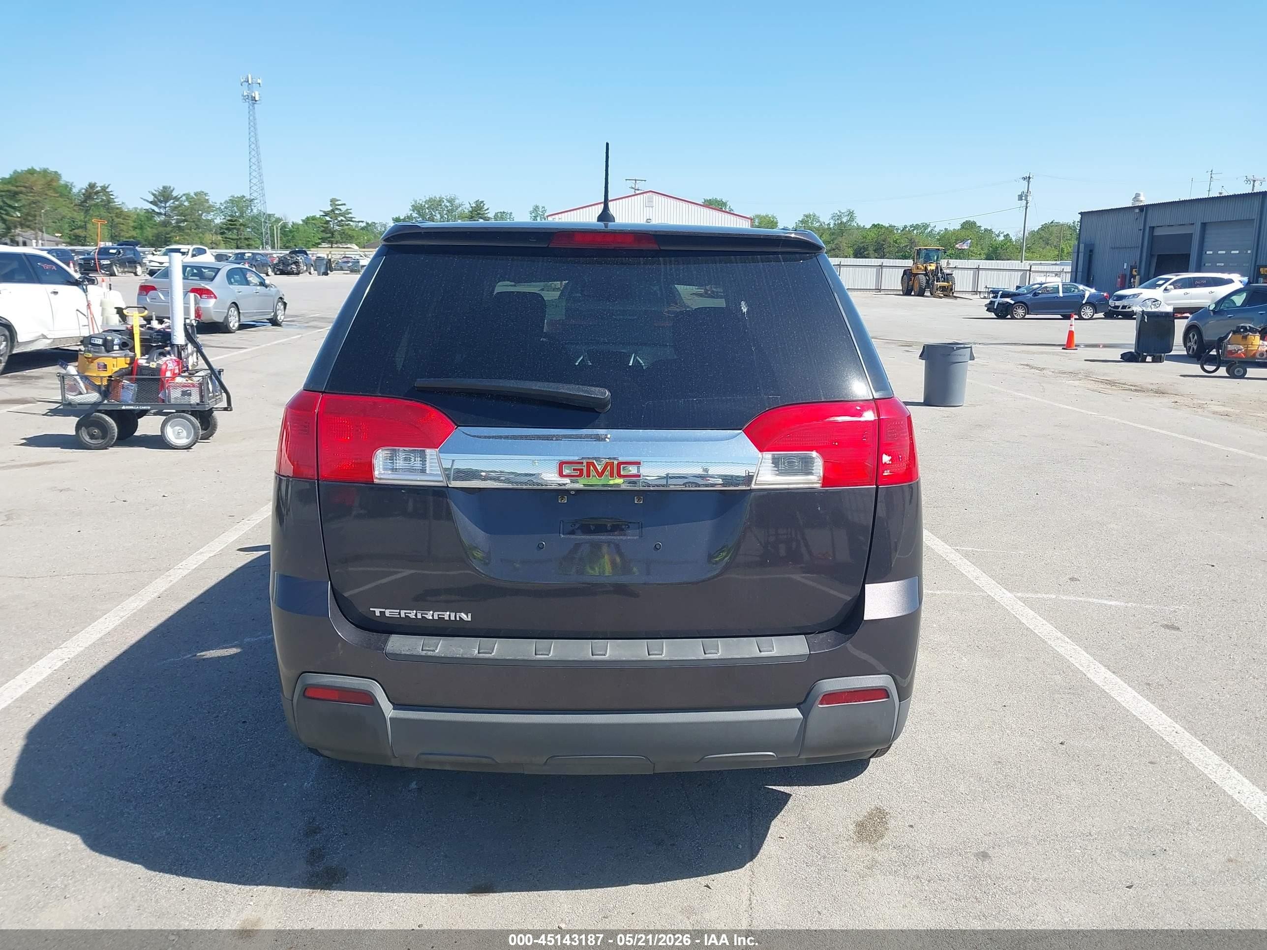 2013 Gmc Terrain Sle-1 Gray vin: 2GKALMEK1D6165232