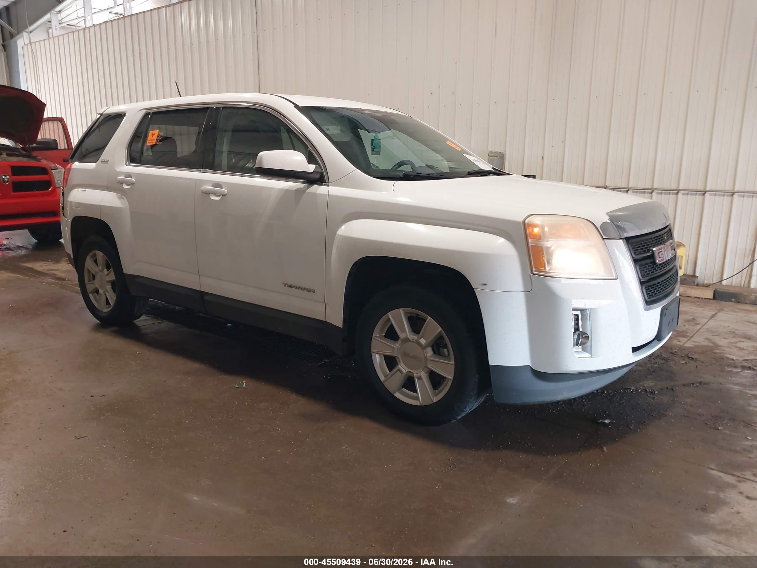 2013 Gmc Terrain Sle-1 White vin: 2GKALMEK1D6268313