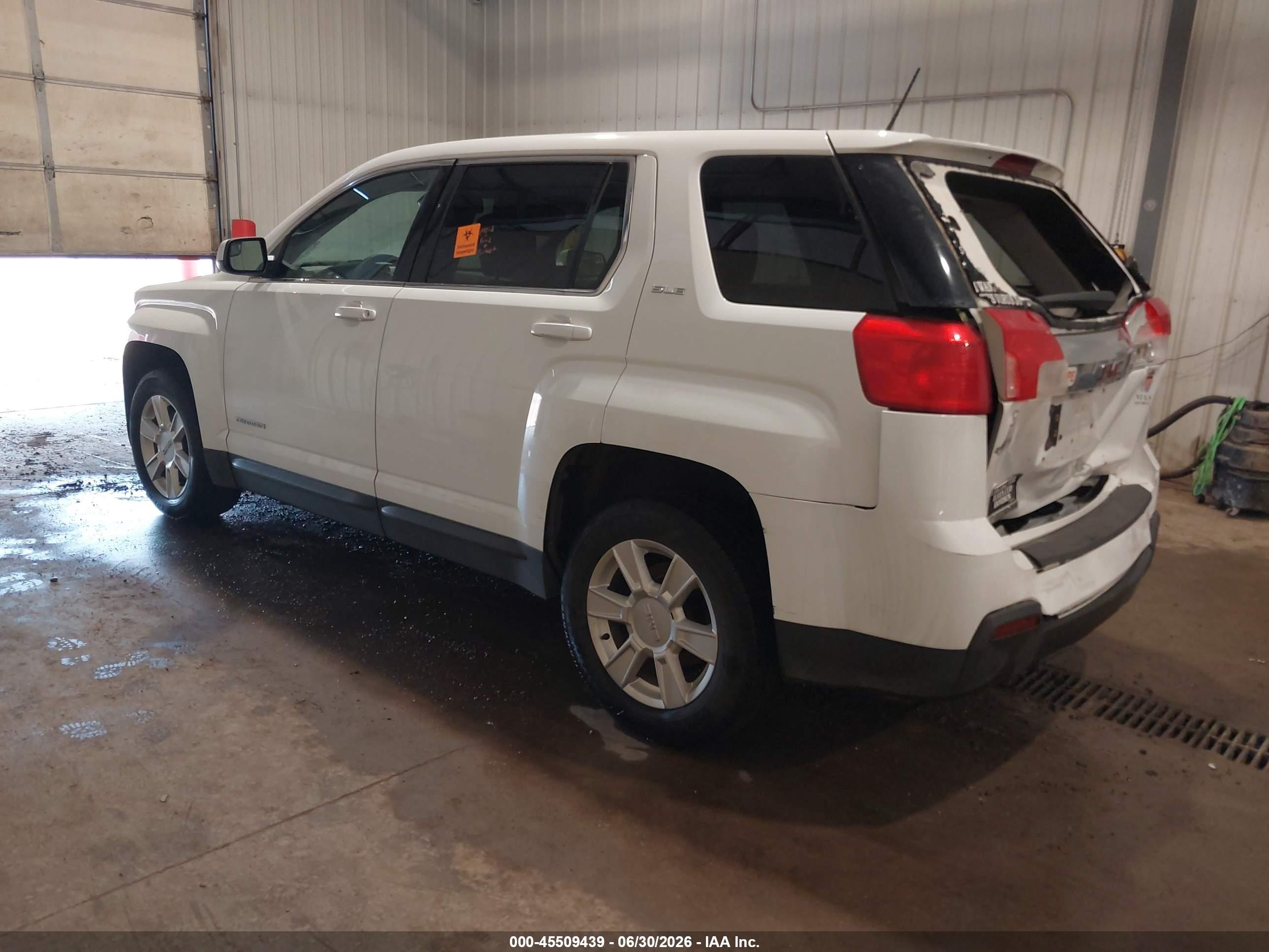 2013 Gmc Terrain Sle-1 White vin: 2GKALMEK1D6268313