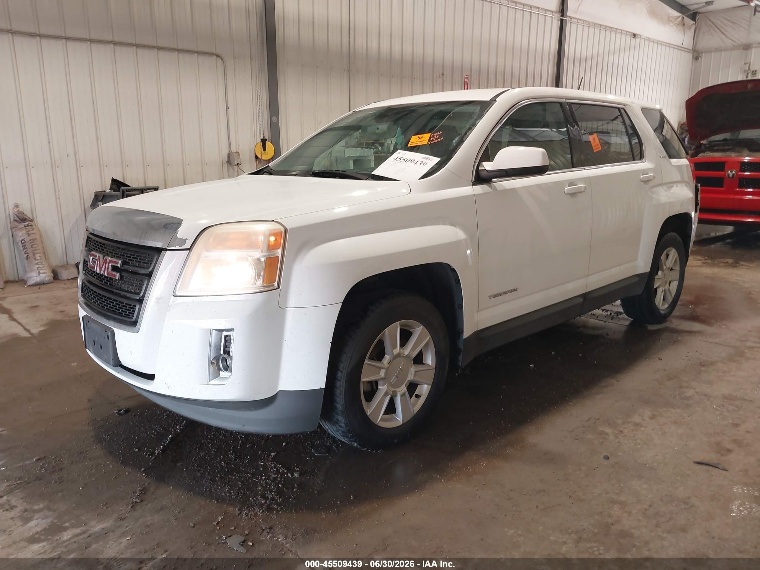2013 Gmc Terrain Sle-1 White vin: 2GKALMEK1D6268313