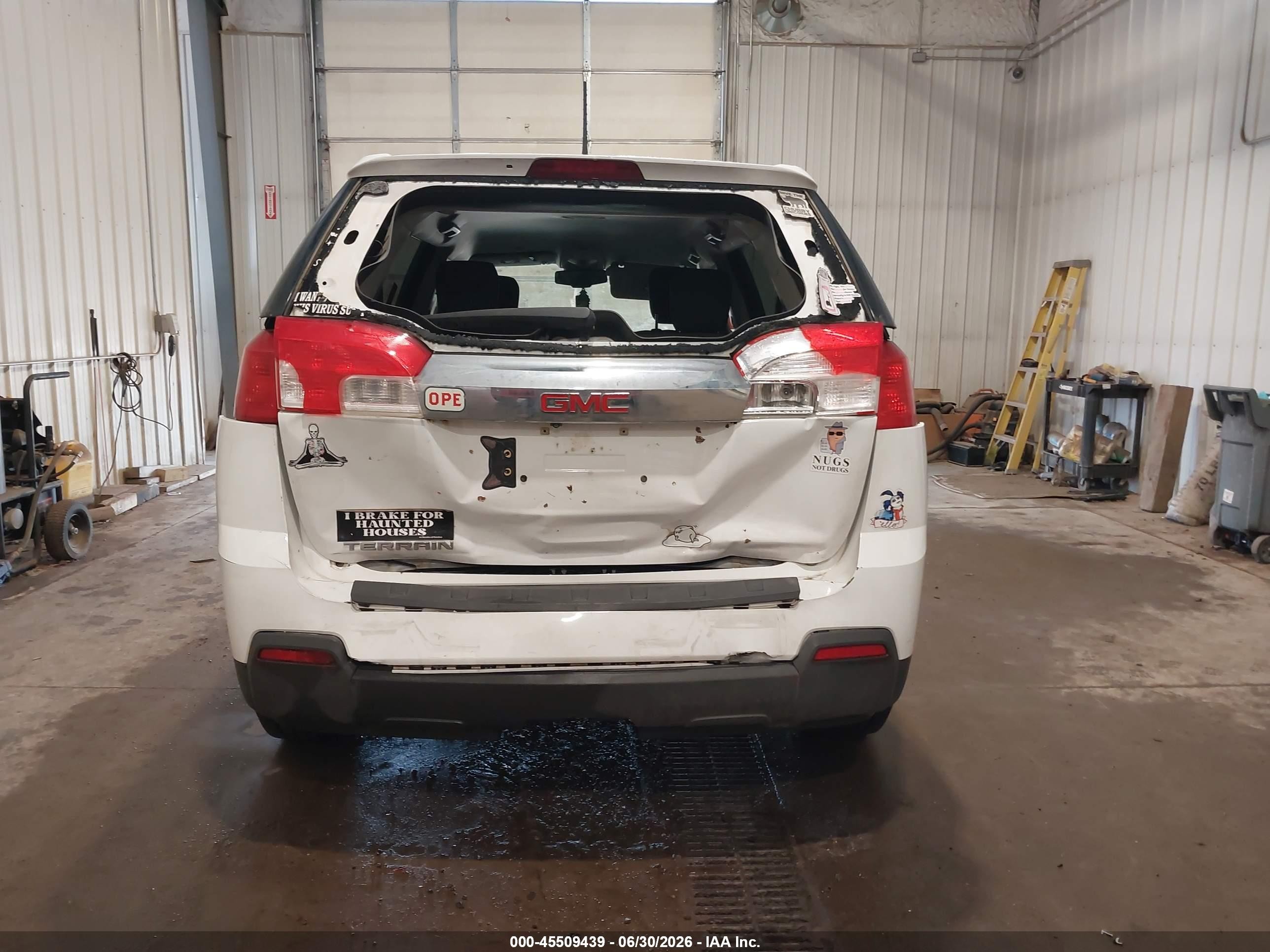 2013 Gmc Terrain Sle-1 White vin: 2GKALMEK1D6268313