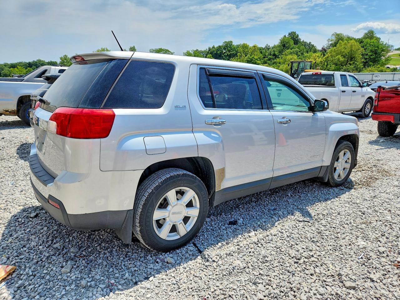 2013 Gmc Terrain Sle Silver vin: 2GKALMEK1D6375779