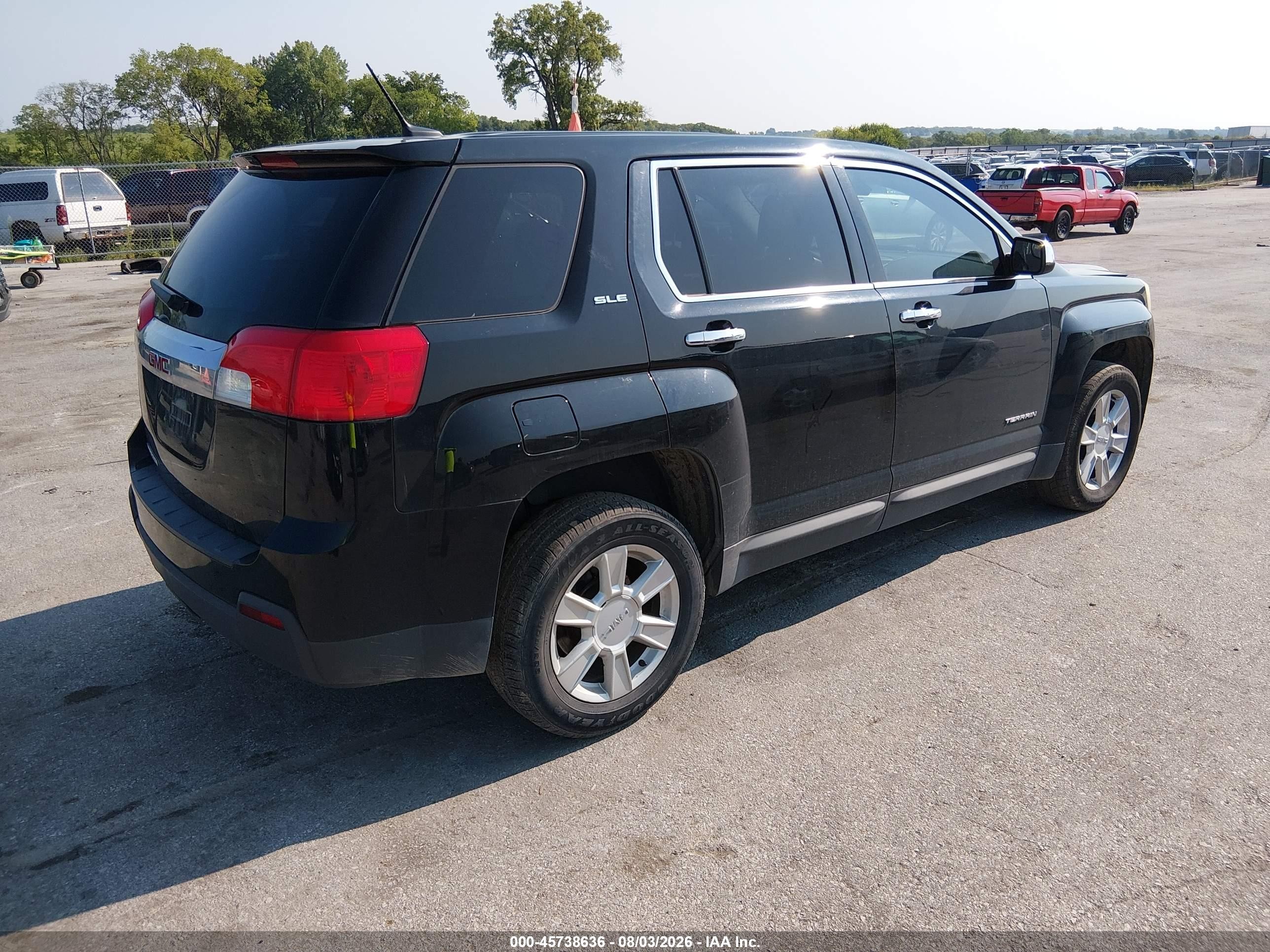 2013 Gmc Terrain Sle-1 Черный vin: 2GKALMEK1D6398267