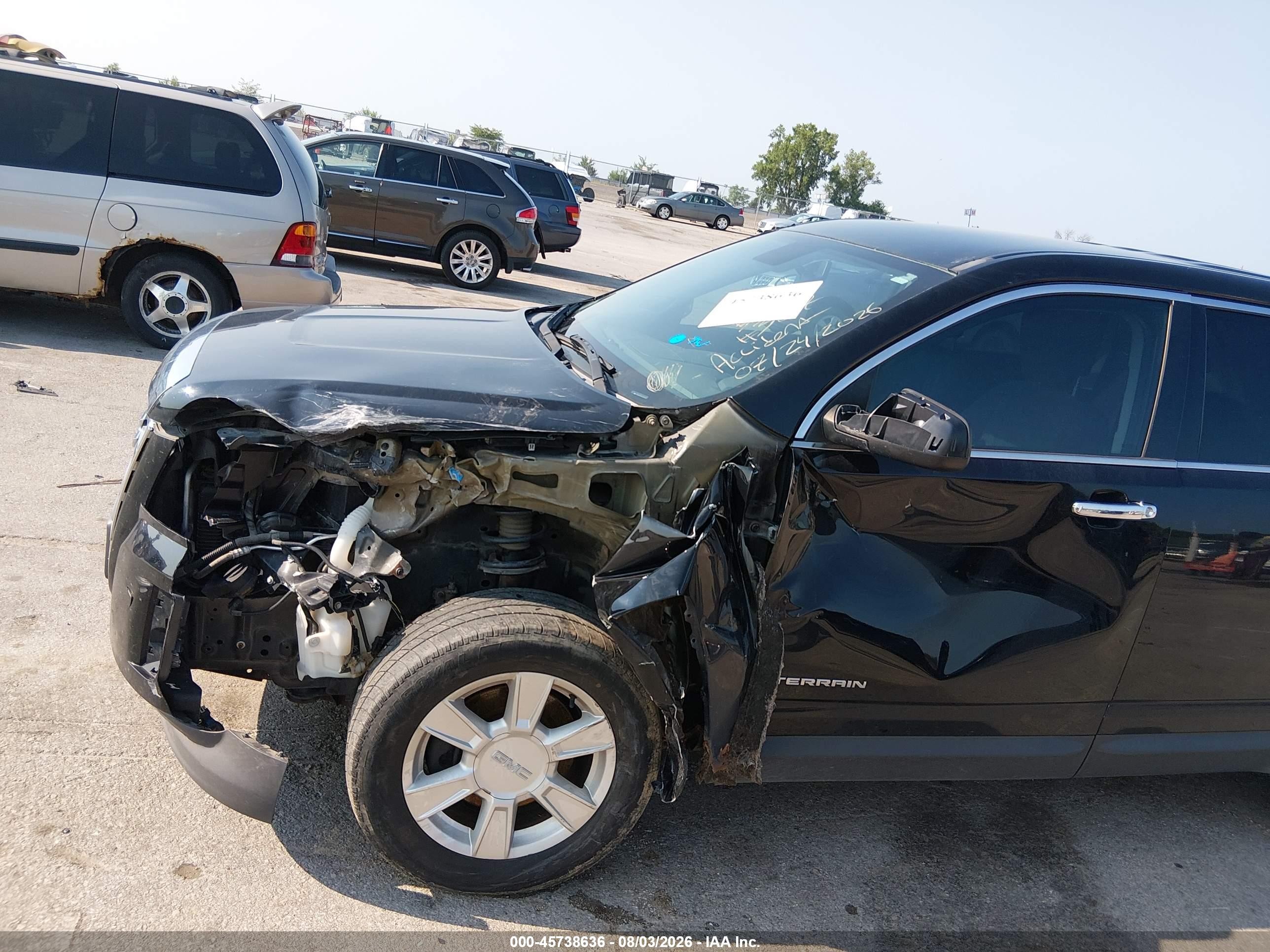 2013 Gmc Terrain Sle-1 Черный vin: 2GKALMEK1D6398267