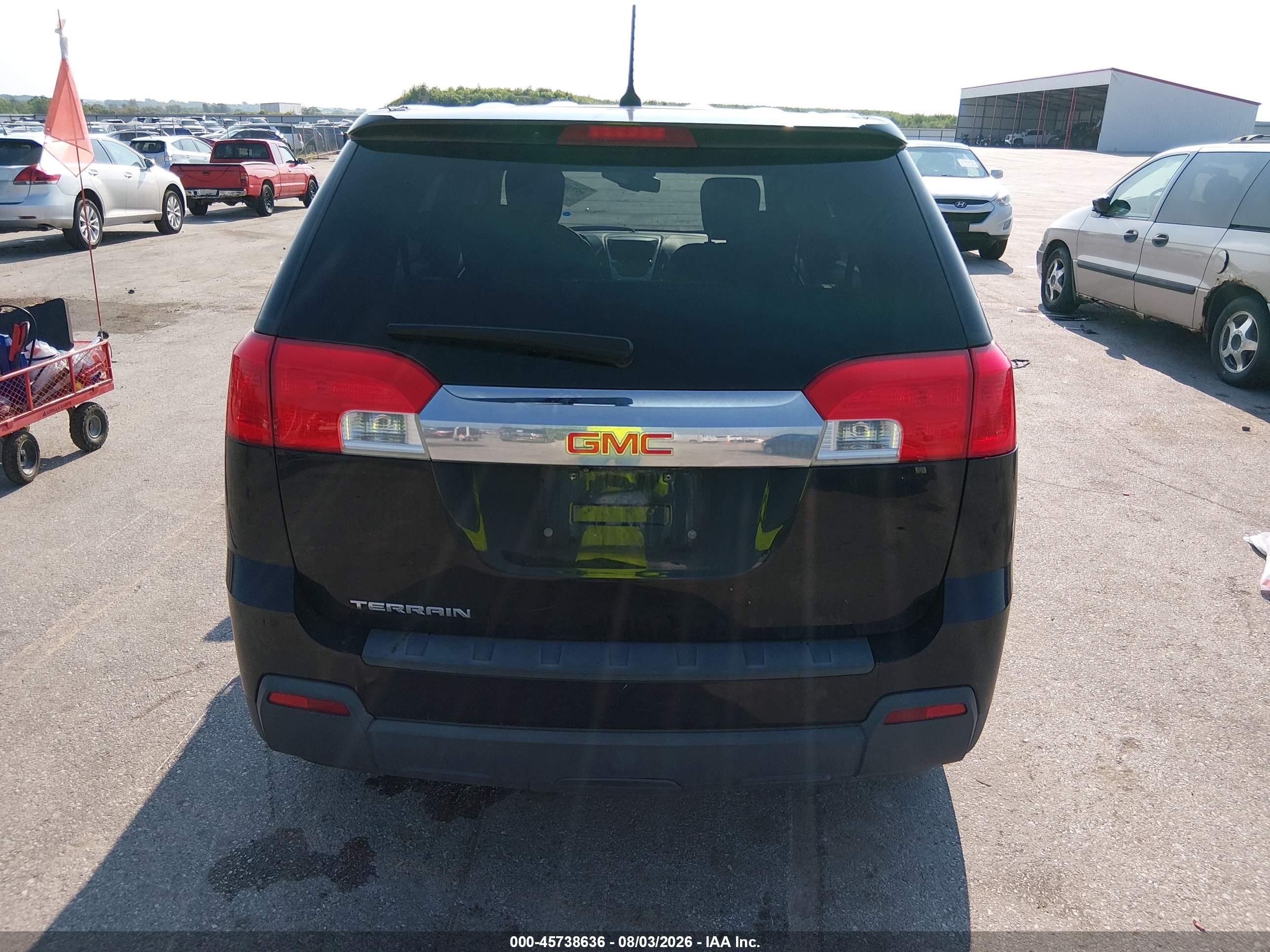 2013 Gmc Terrain Sle-1 Черный vin: 2GKALMEK1D6398267