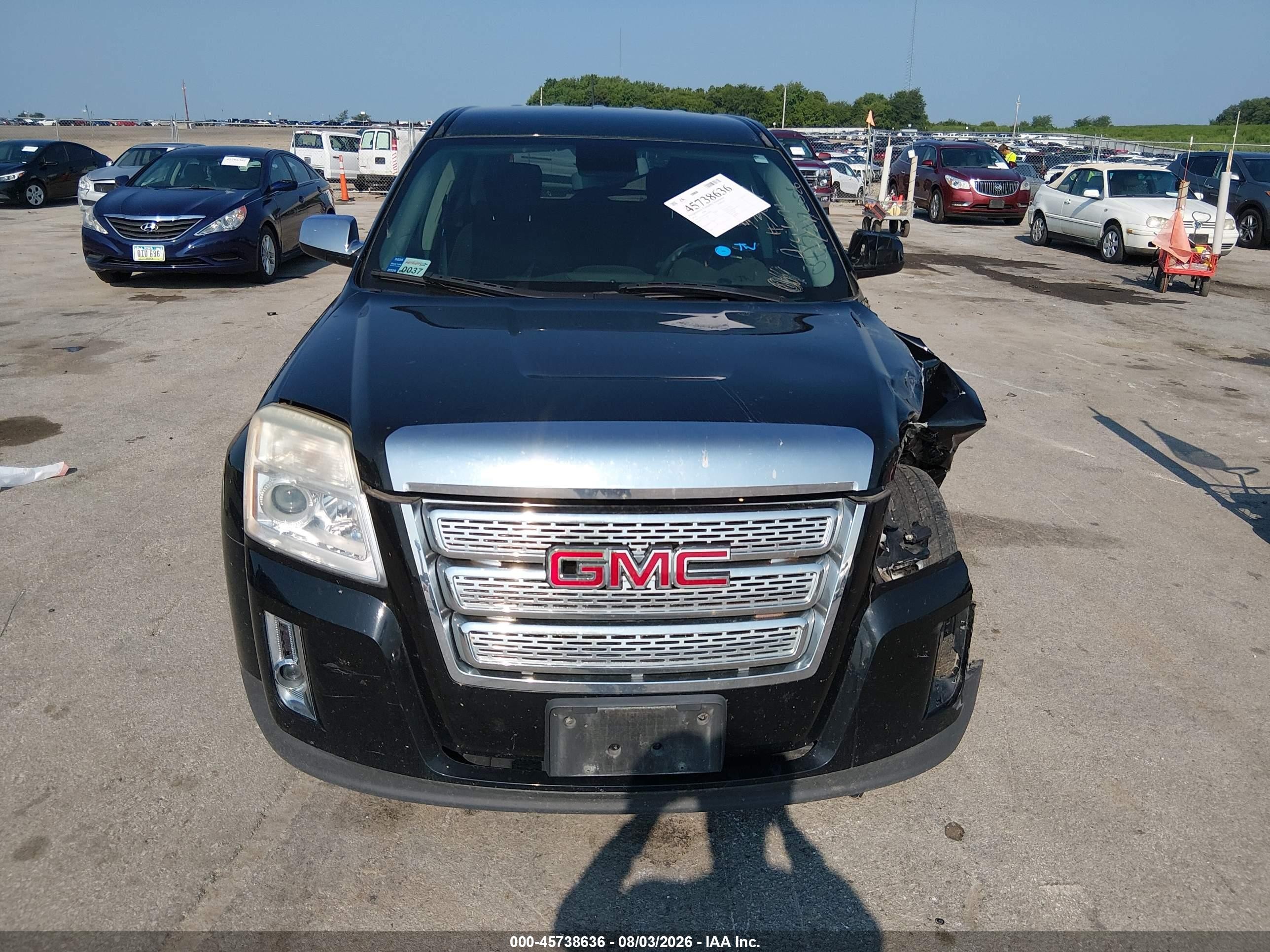 2013 Gmc Terrain Sle-1 Черный vin: 2GKALMEK1D6398267