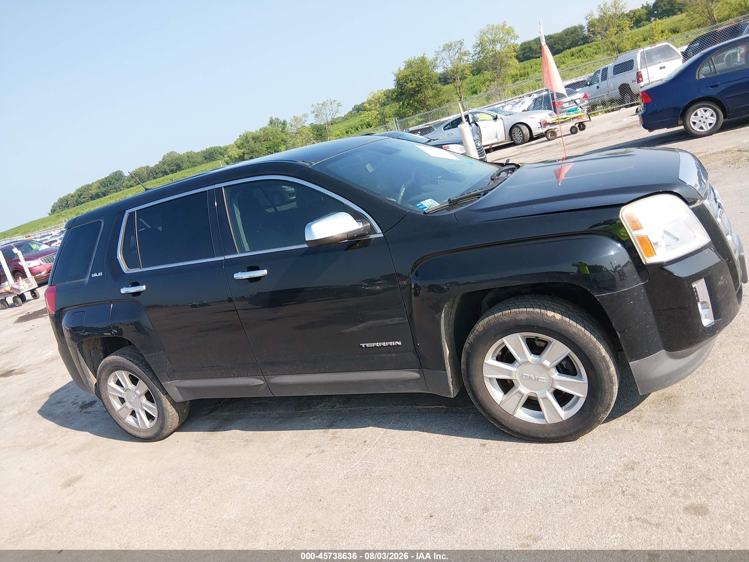 2013 Gmc Terrain Sle-1 Черный vin: 2GKALMEK1D6398267