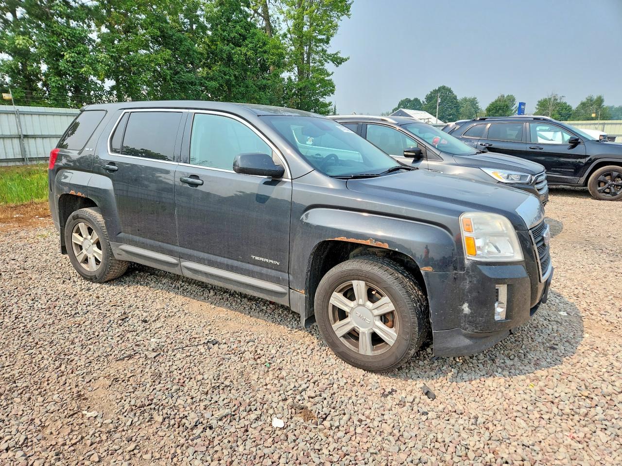 2014 Gmc Terrain Sle Gray vin: 2GKALMEK1E6155009