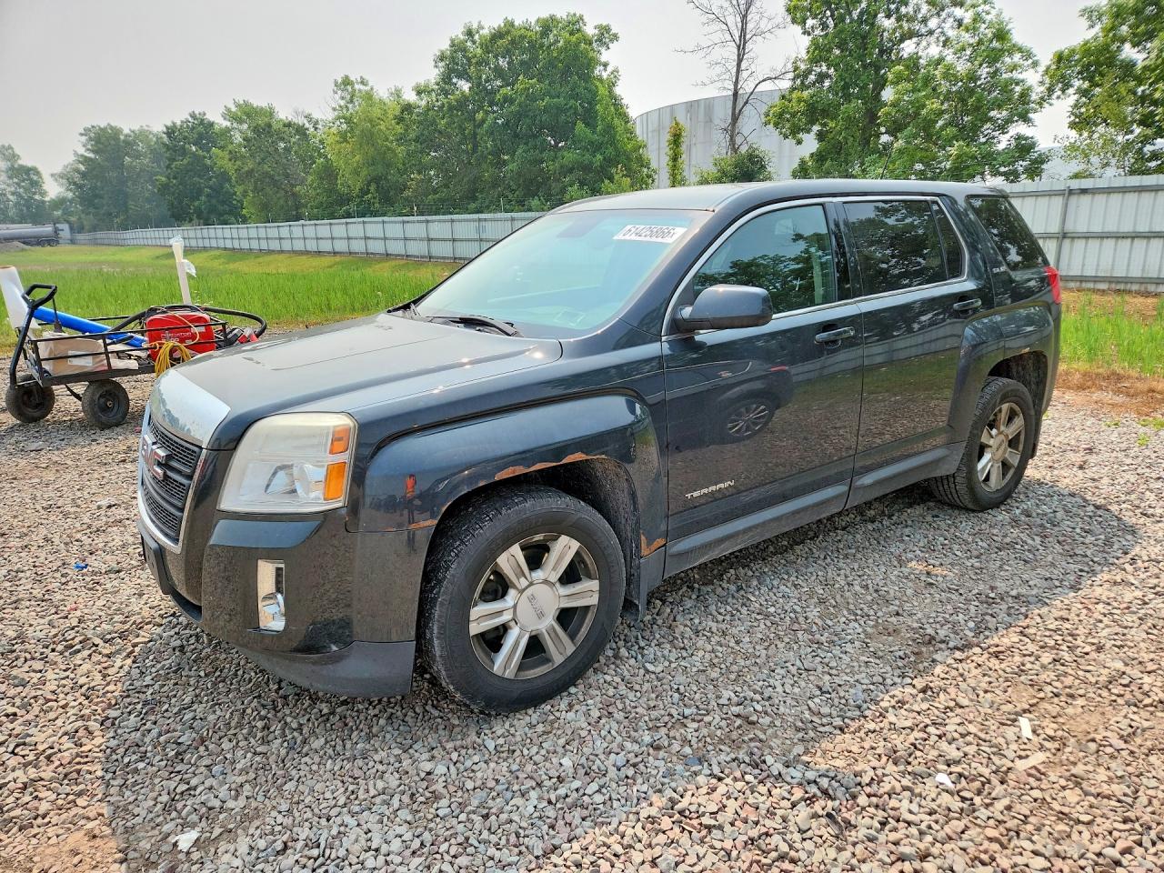 2014 Gmc Terrain Sle Gray vin: 2GKALMEK1E6155009