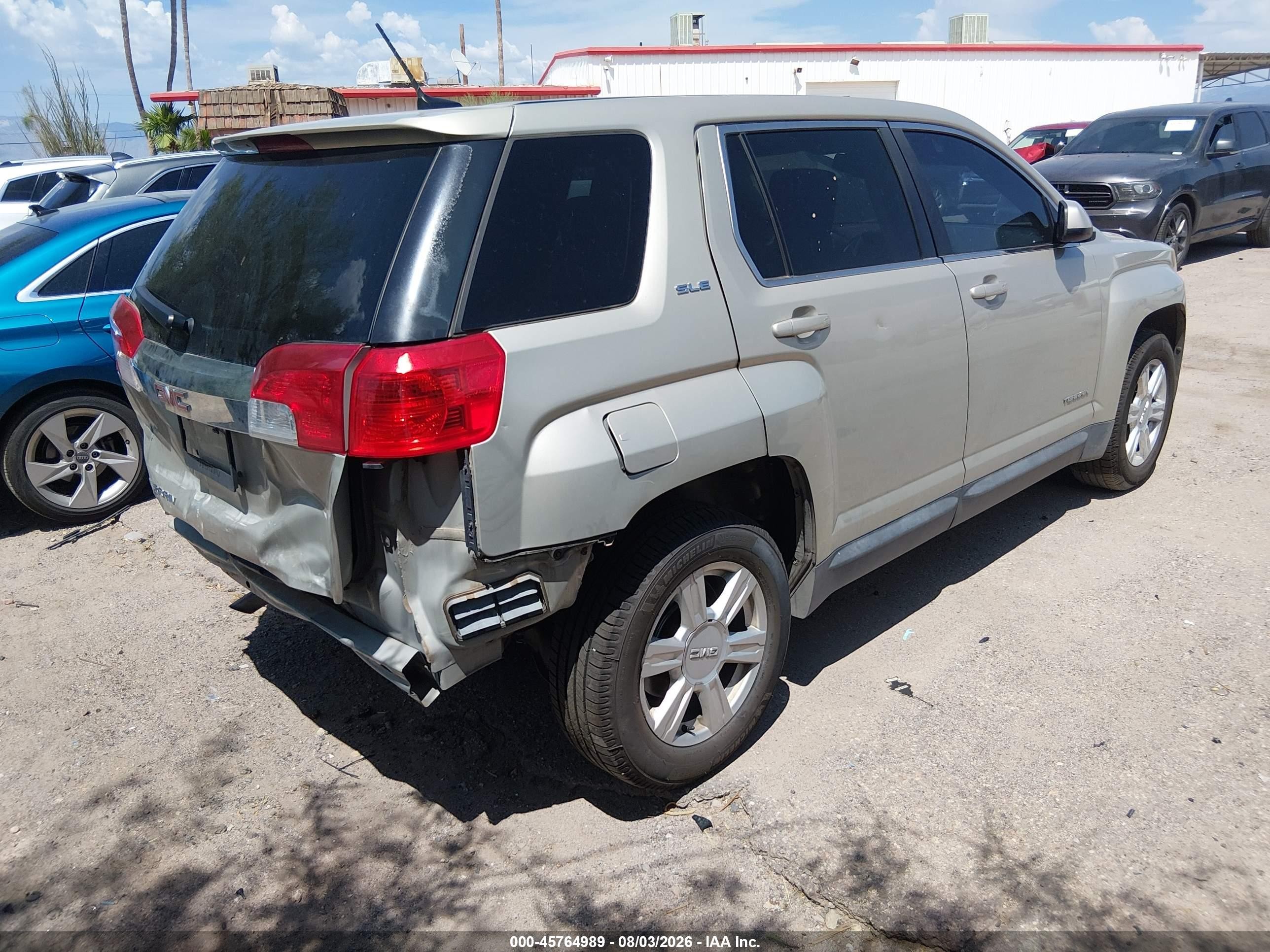 2014 Gmc Terrain Sle-1 Silver vin: 2GKALMEK1E6264764