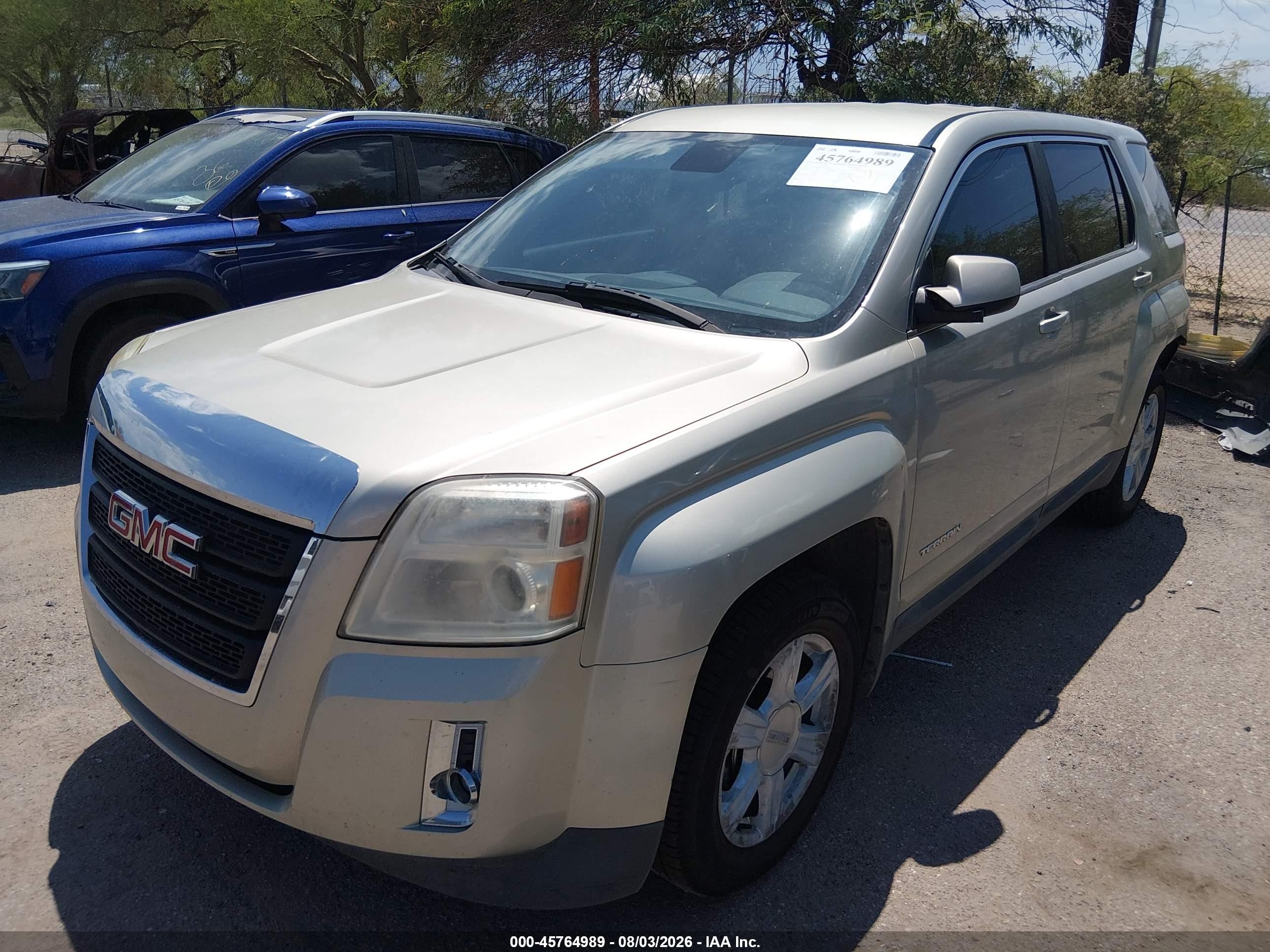 2014 Gmc Terrain Sle-1 Silver vin: 2GKALMEK1E6264764
