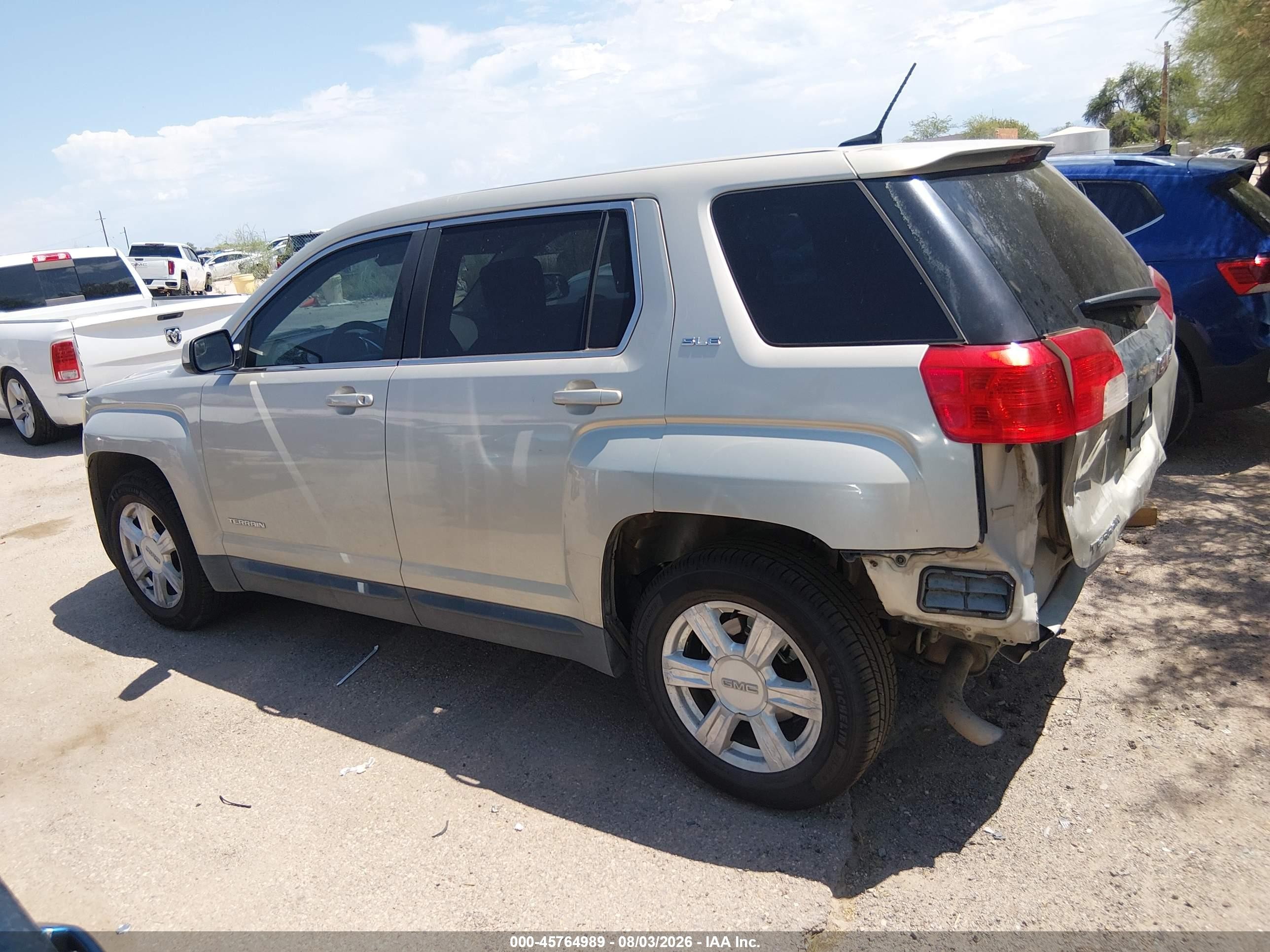 2014 Gmc Terrain Sle-1 Silver vin: 2GKALMEK1E6264764