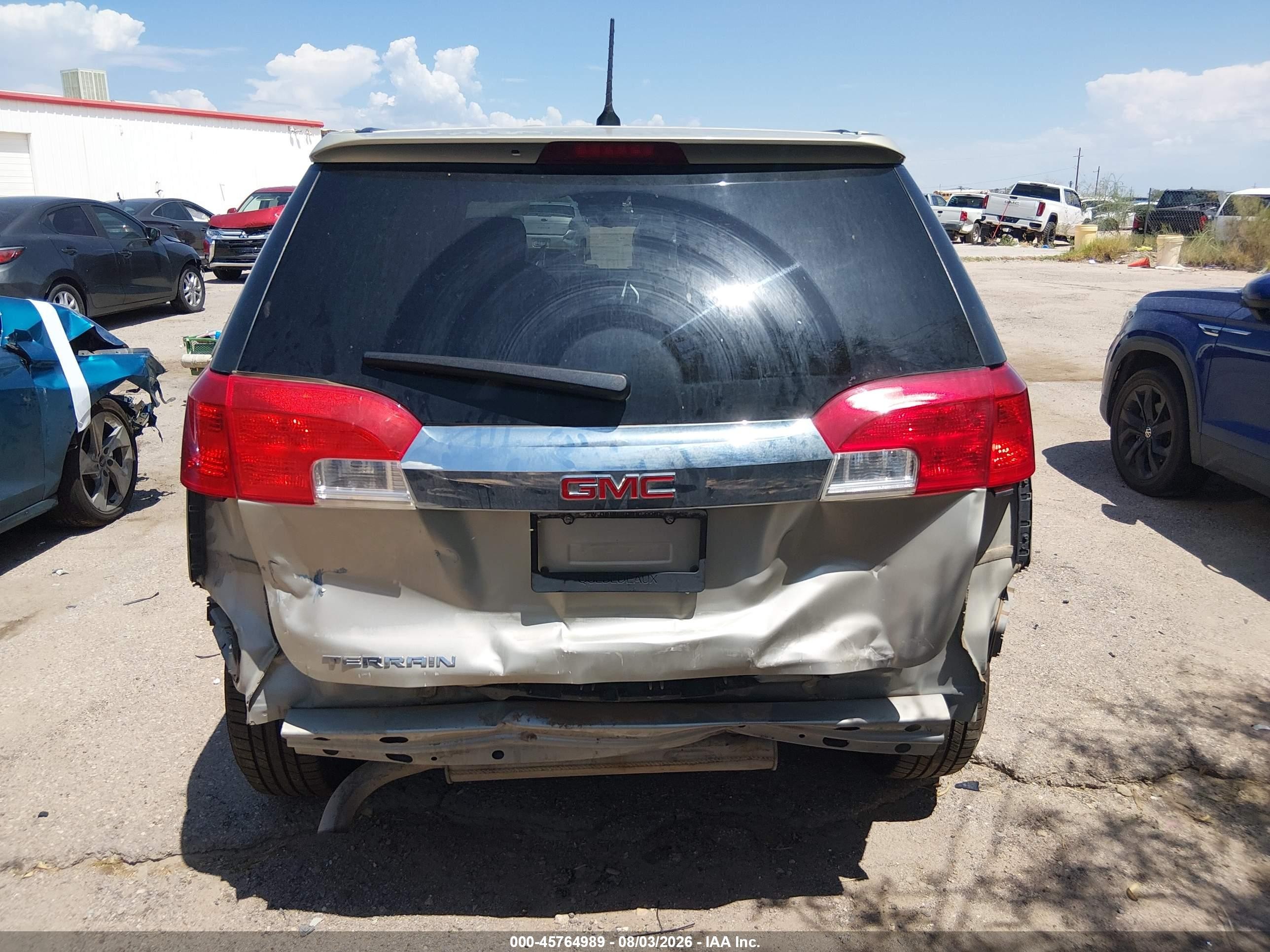 2014 Gmc Terrain Sle-1 Silver vin: 2GKALMEK1E6264764