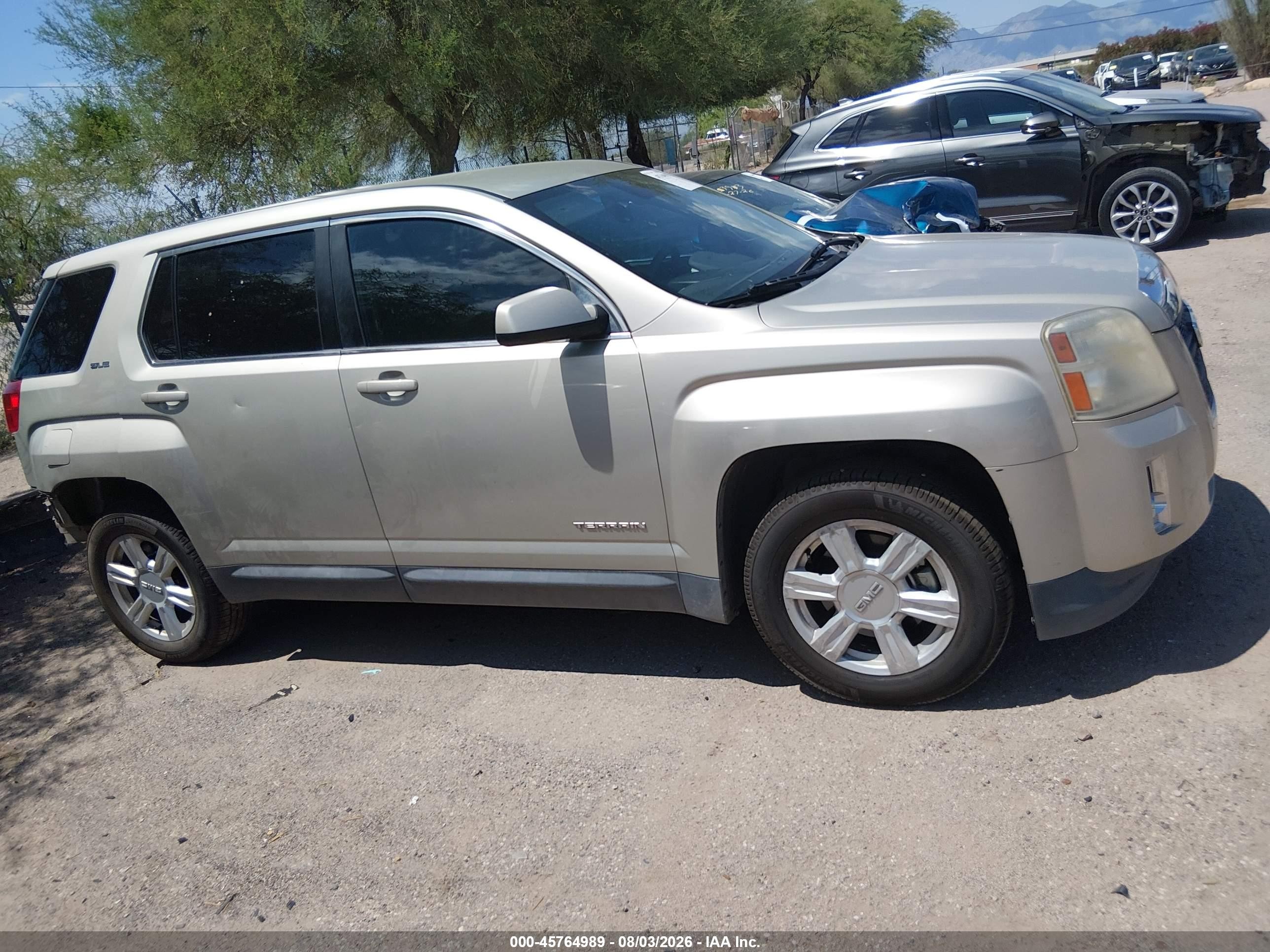 2014 Gmc Terrain Sle-1 Silver vin: 2GKALMEK1E6264764
