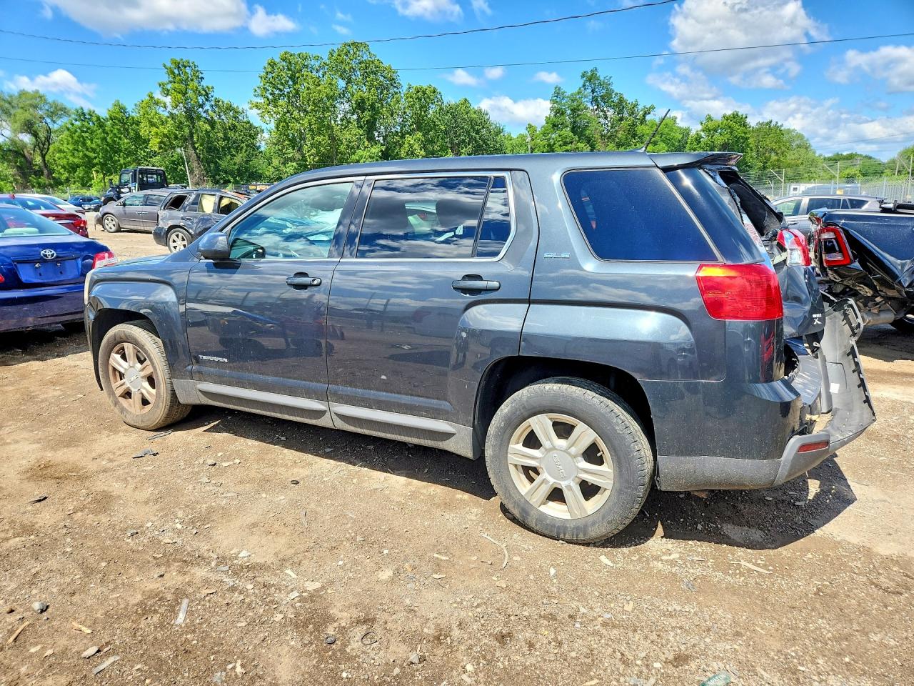 2014 Gmc Terrain Sle Charcoal vin: 2GKALMEK1E6344288