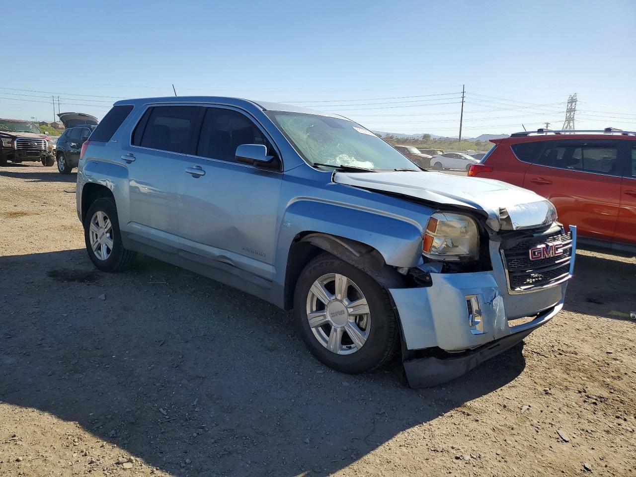 2015 Gmc Terrain Sle Turquoise vin: 2GKALMEK1F6118107