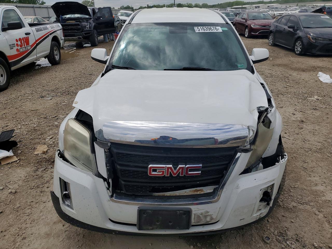 2015 Gmc Terrain Sle White vin: 2GKALMEK1F6120245