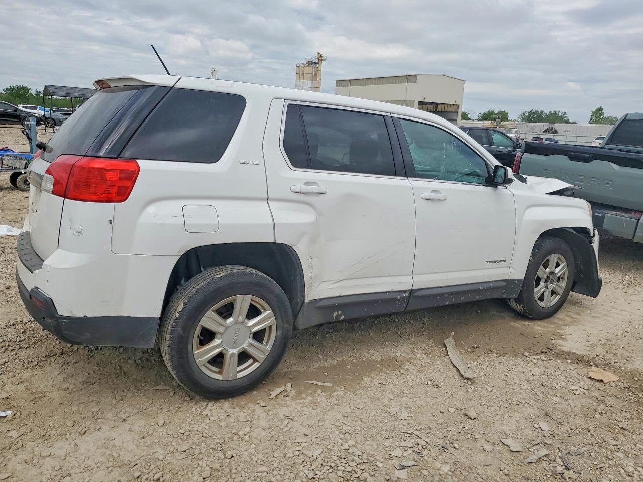 2015 Gmc Terrain Sle White vin: 2GKALMEK1F6120245
