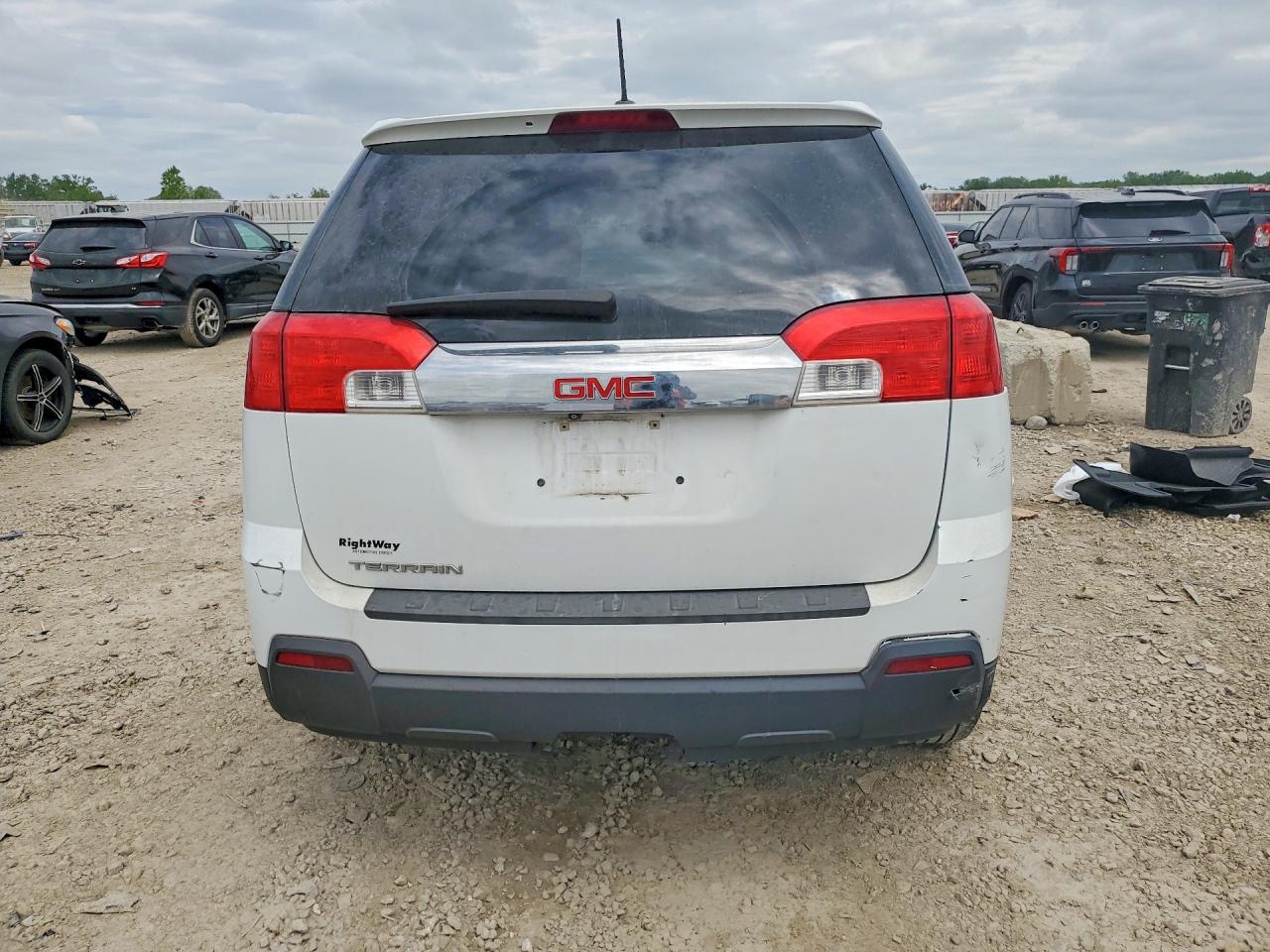 2015 Gmc Terrain Sle White vin: 2GKALMEK1F6120245