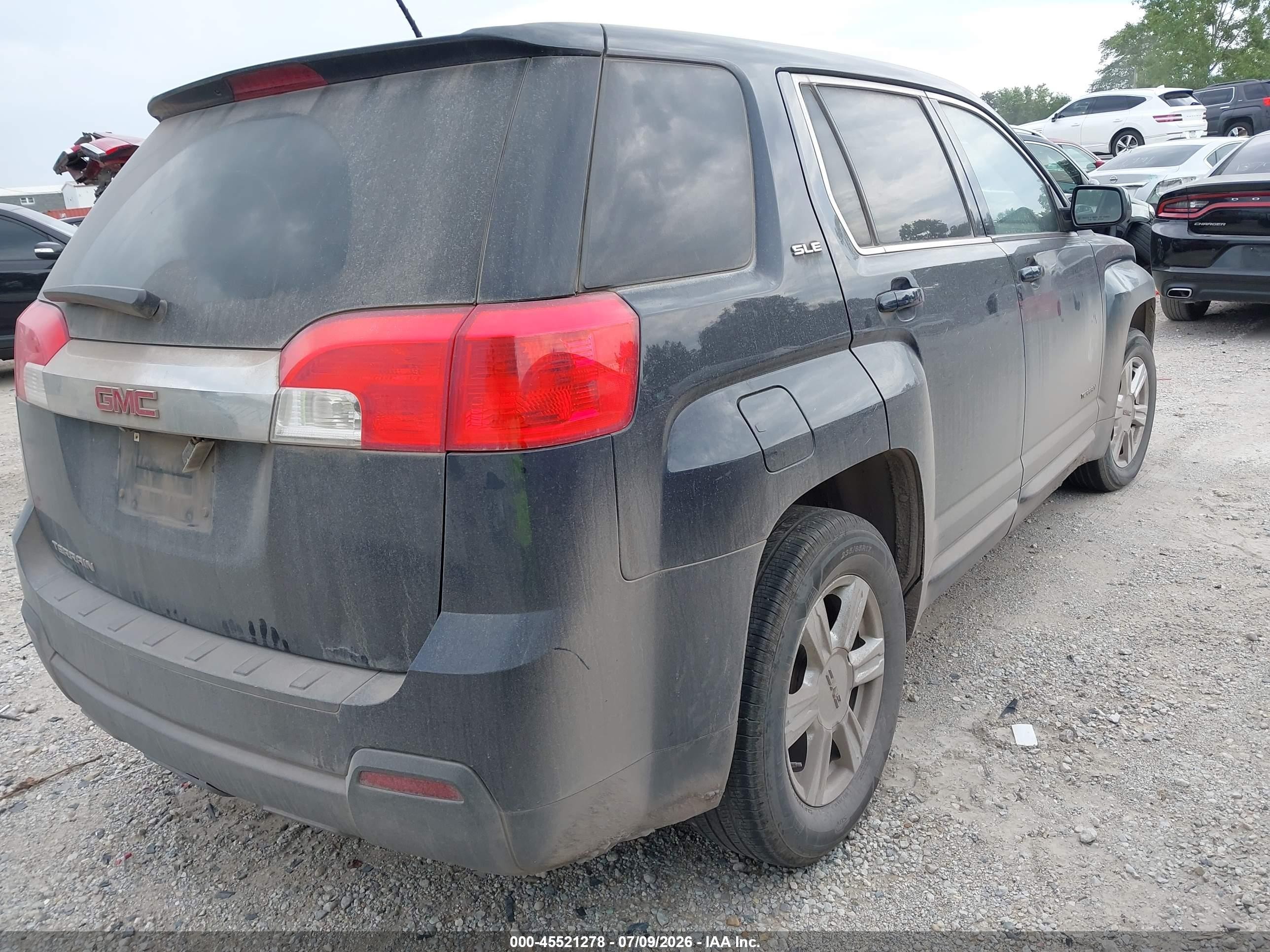 2015 Gmc Terrain Sle-1 Blue vin: 2GKALMEK1F6135277