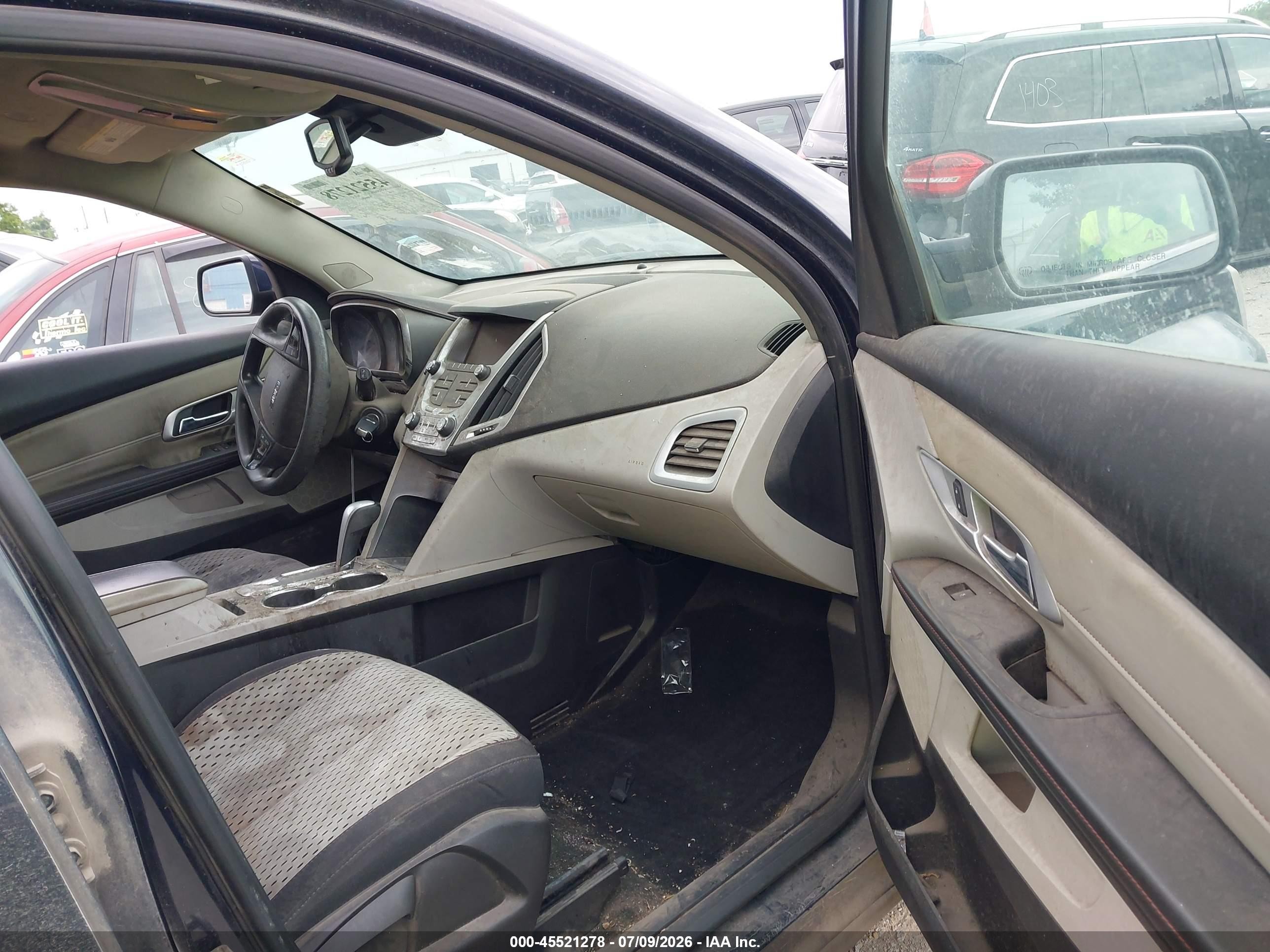 2015 Gmc Terrain Sle-1 Blue vin: 2GKALMEK1F6135277