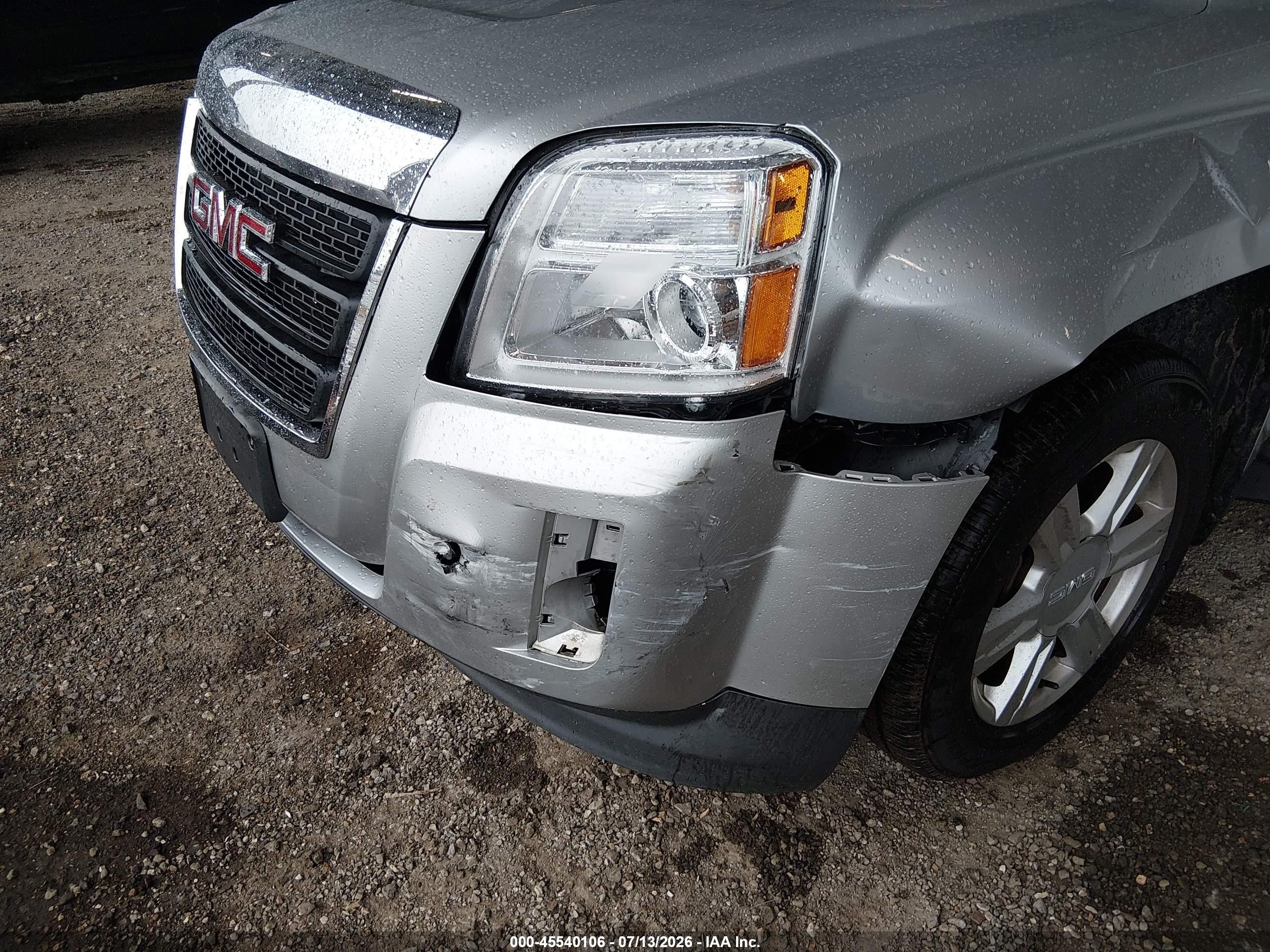 2015 Gmc Terrain Sle-1 Silver vin: 2GKALMEK1F6159966