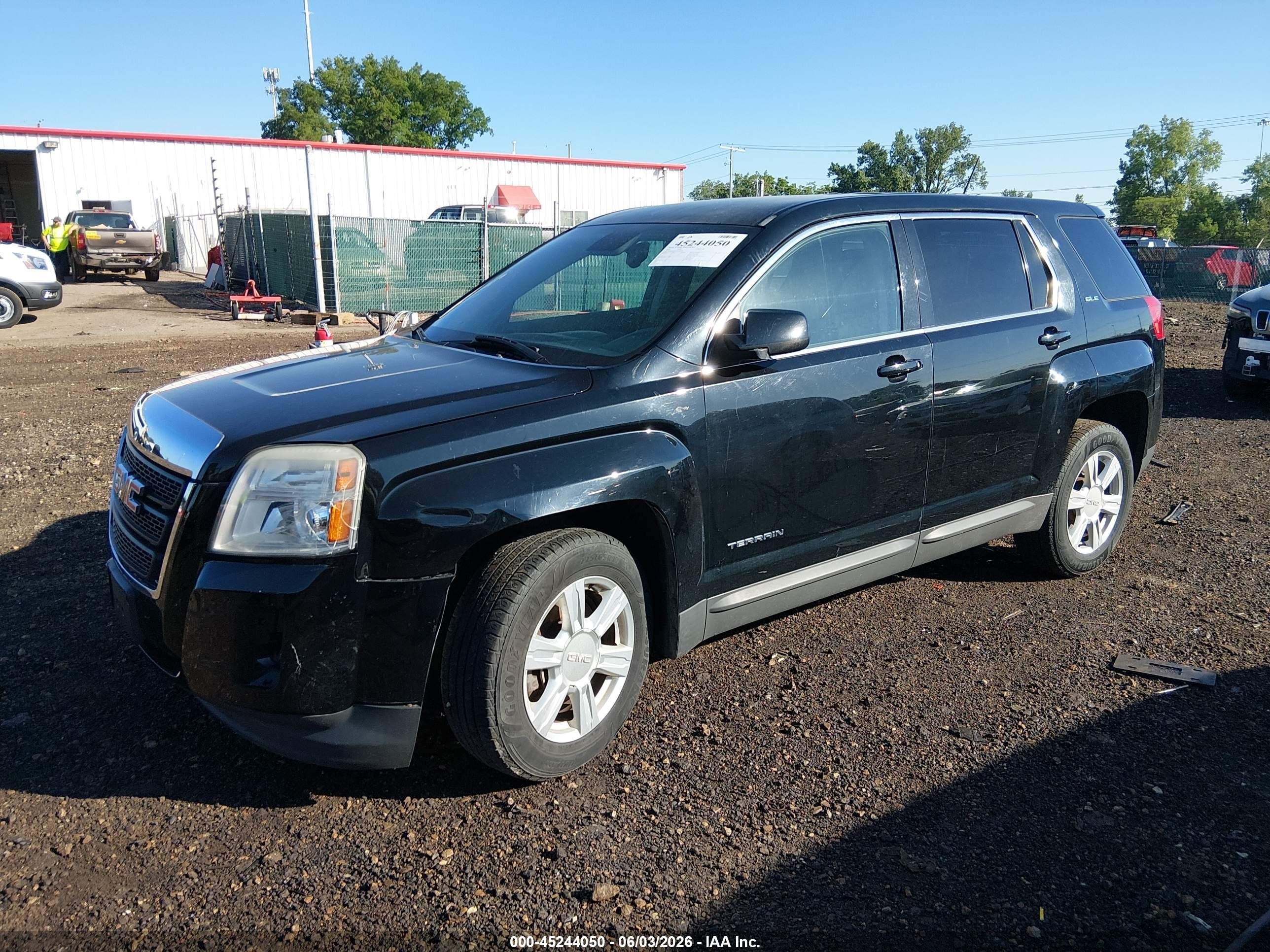 2015 Gmc Terrain Sle-1 Черный vin: 2GKALMEK1F6163838
