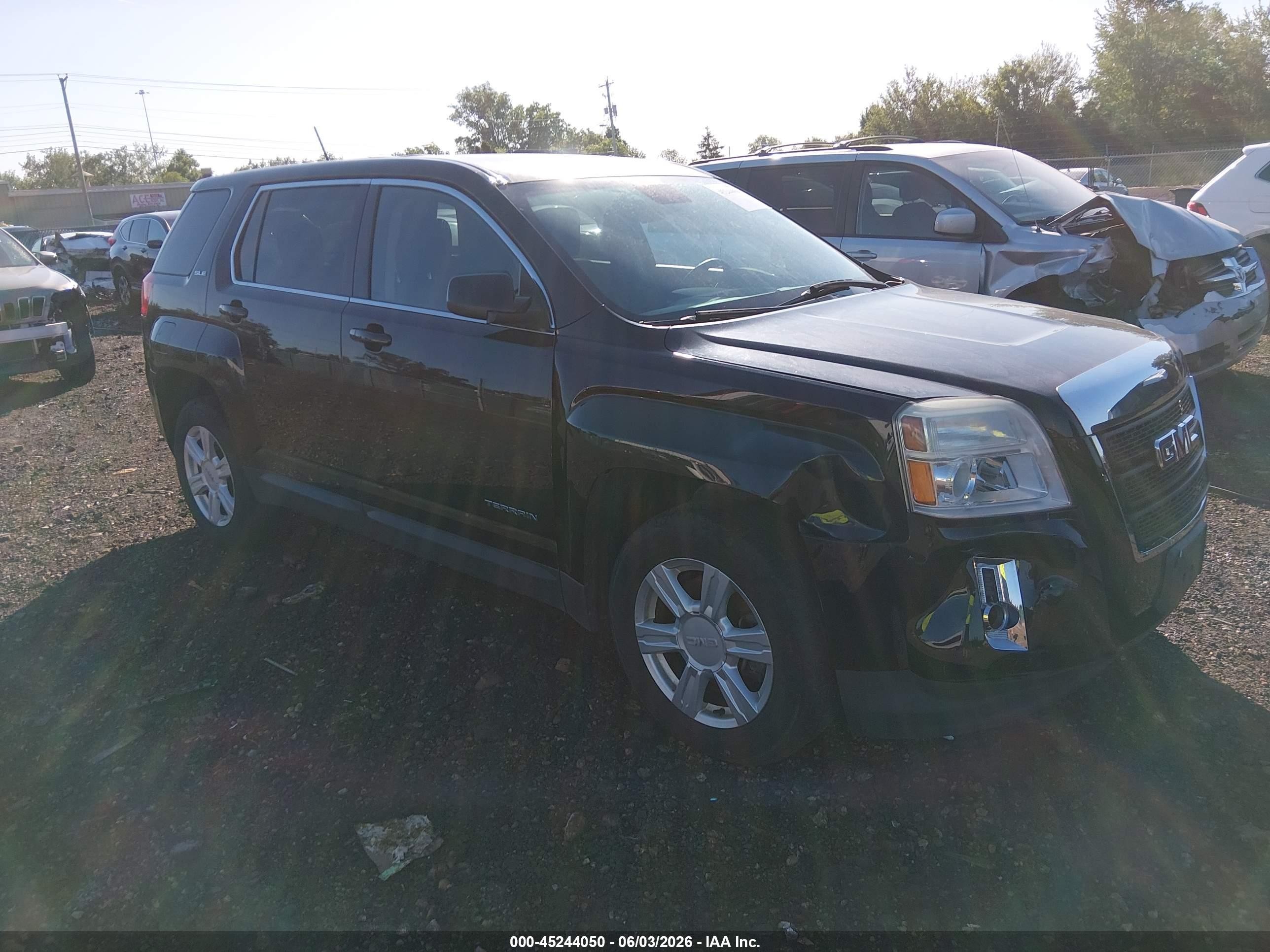 2015 Gmc Terrain Sle-1 Black vin: 2GKALMEK1F6163838