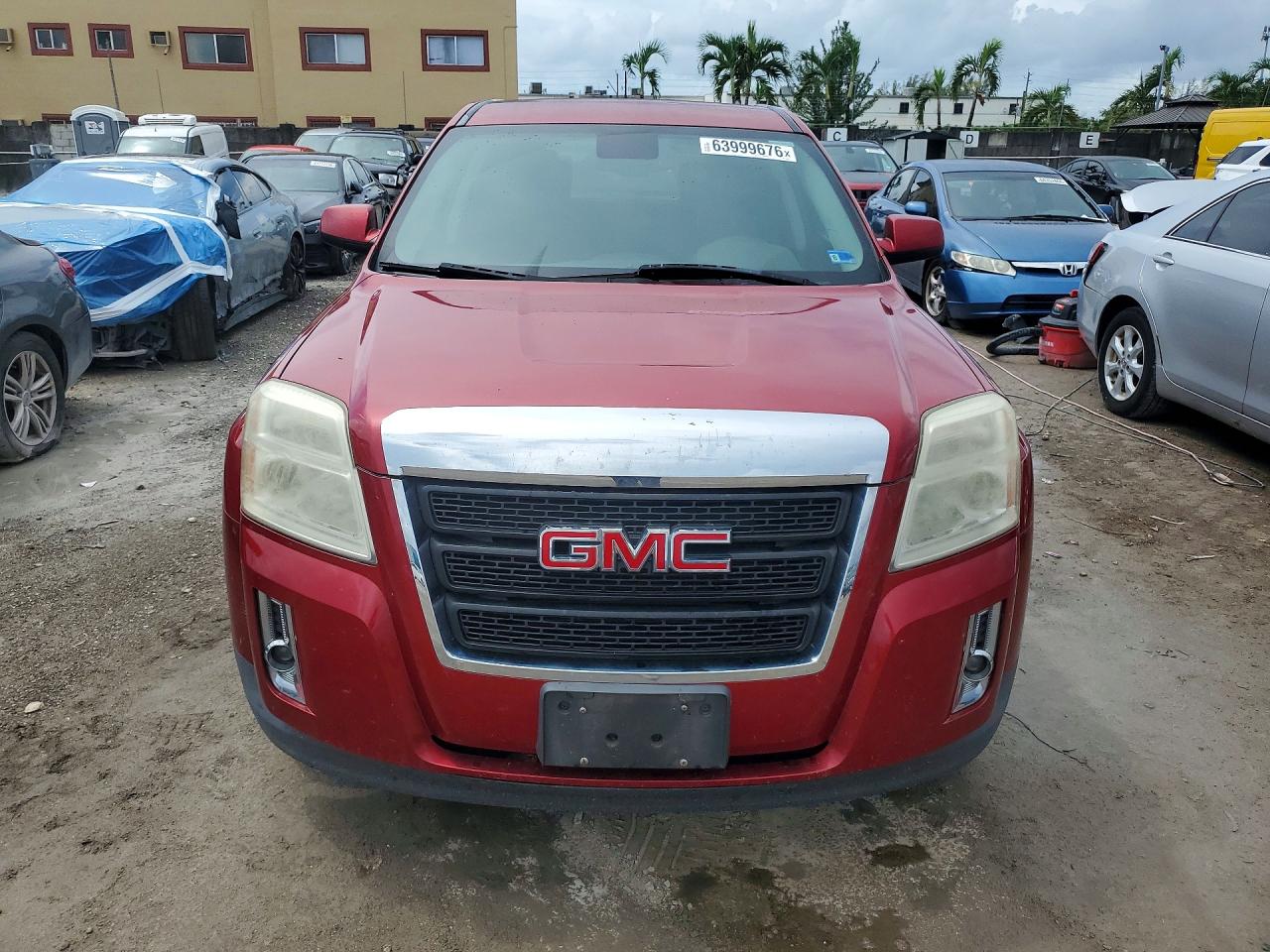 2015 Gmc Terrain Sle Burgundy vin: 2GKALMEK1F6165296
