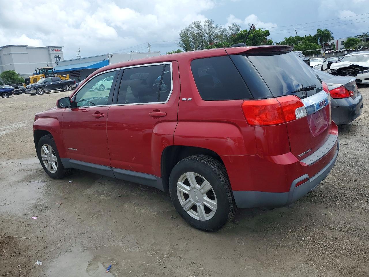 2015 Gmc Terrain Sle Burgundy vin: 2GKALMEK1F6165296