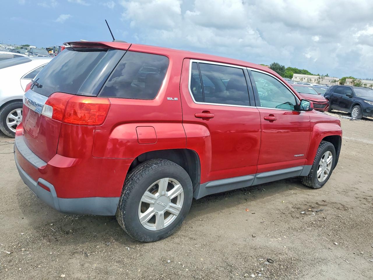 2015 Gmc Terrain Sle Burgundy vin: 2GKALMEK1F6165296
