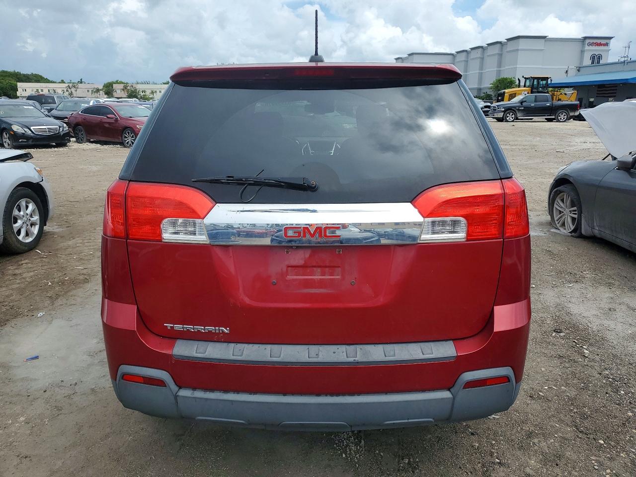 2015 Gmc Terrain Sle Burgundy vin: 2GKALMEK1F6165296