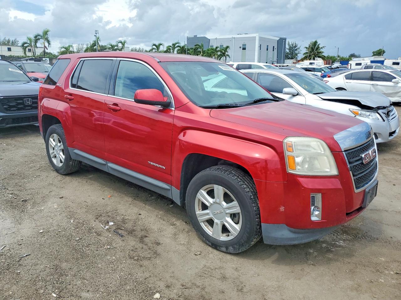 2015 Gmc Terrain Sle Burgundy vin: 2GKALMEK1F6165296
