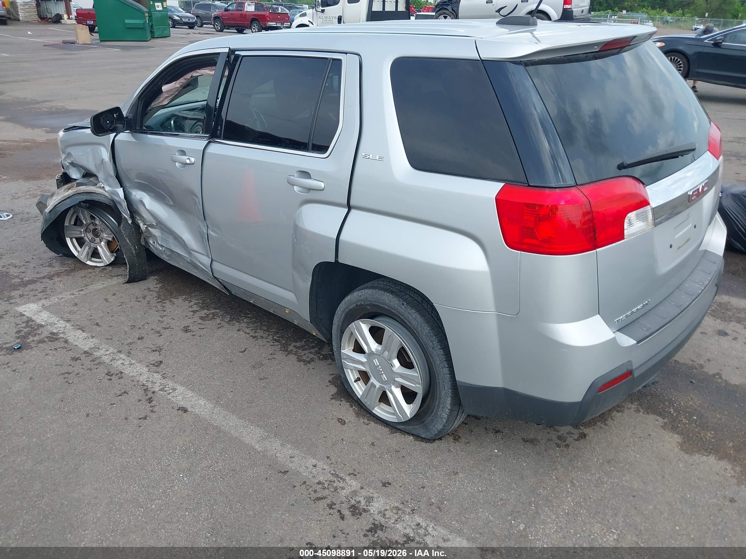 2015 Gmc Terrain Sle-1 Gray vin: 2GKALMEK1F6168246