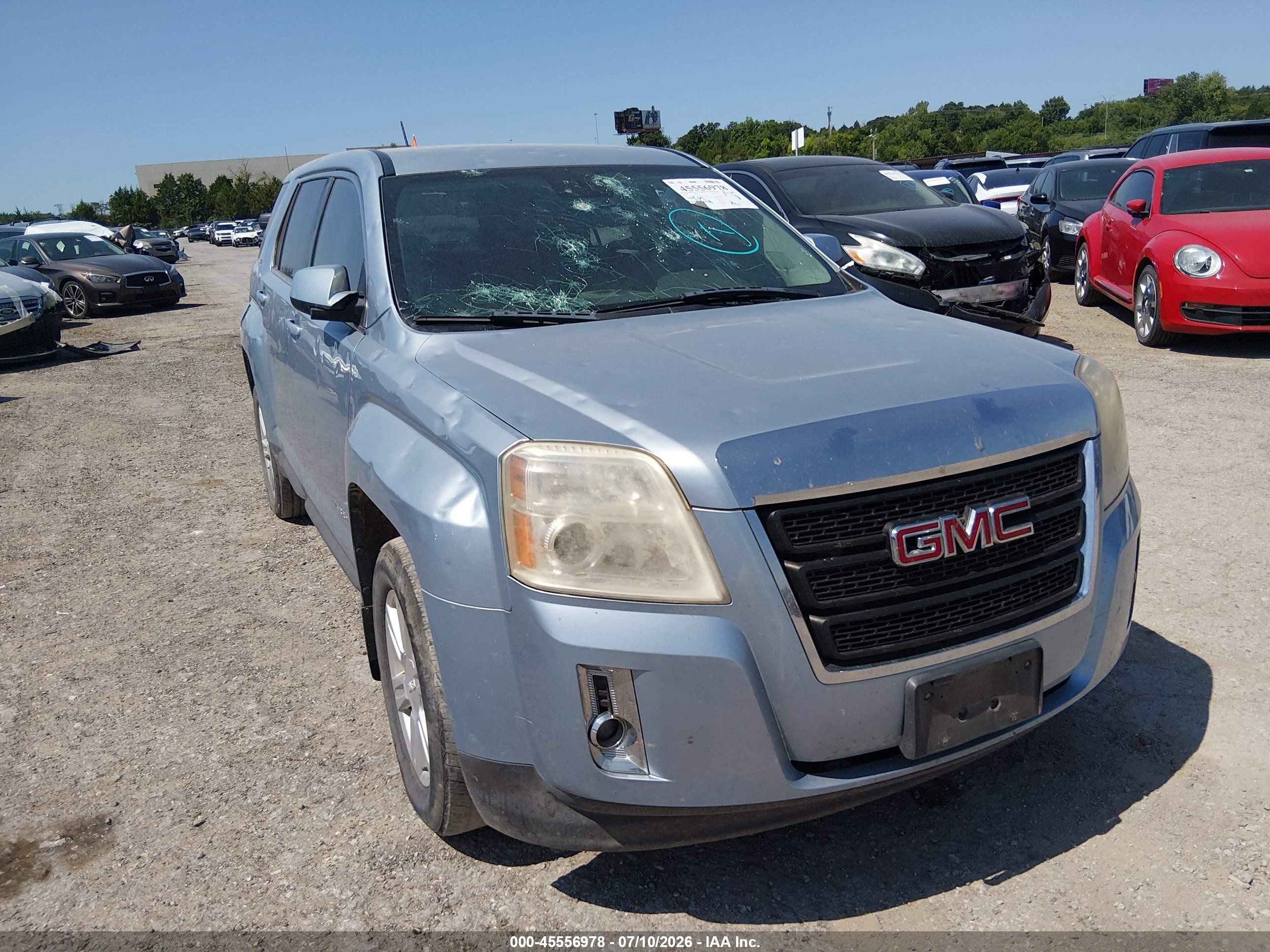 2015 Gmc Terrain Sle-1 Blue vin: 2GKALMEK1F6193695