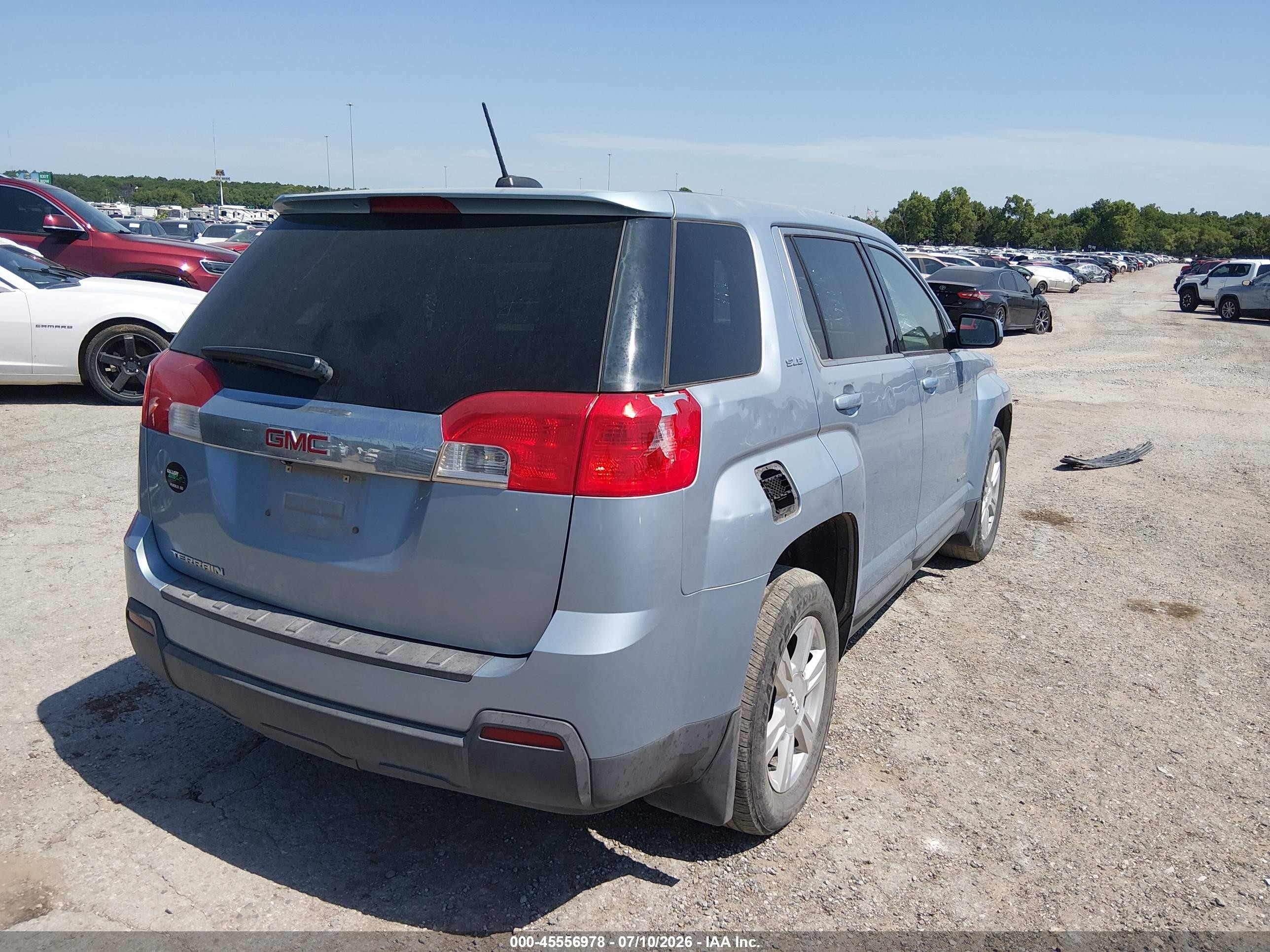 2015 Gmc Terrain Sle-1 Blue vin: 2GKALMEK1F6193695