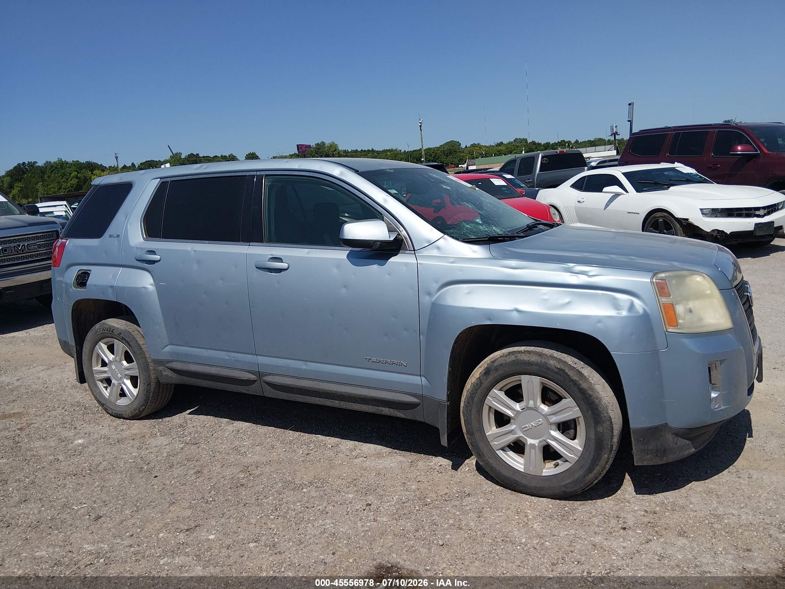 2015 Gmc Terrain Sle-1 Blue vin: 2GKALMEK1F6193695